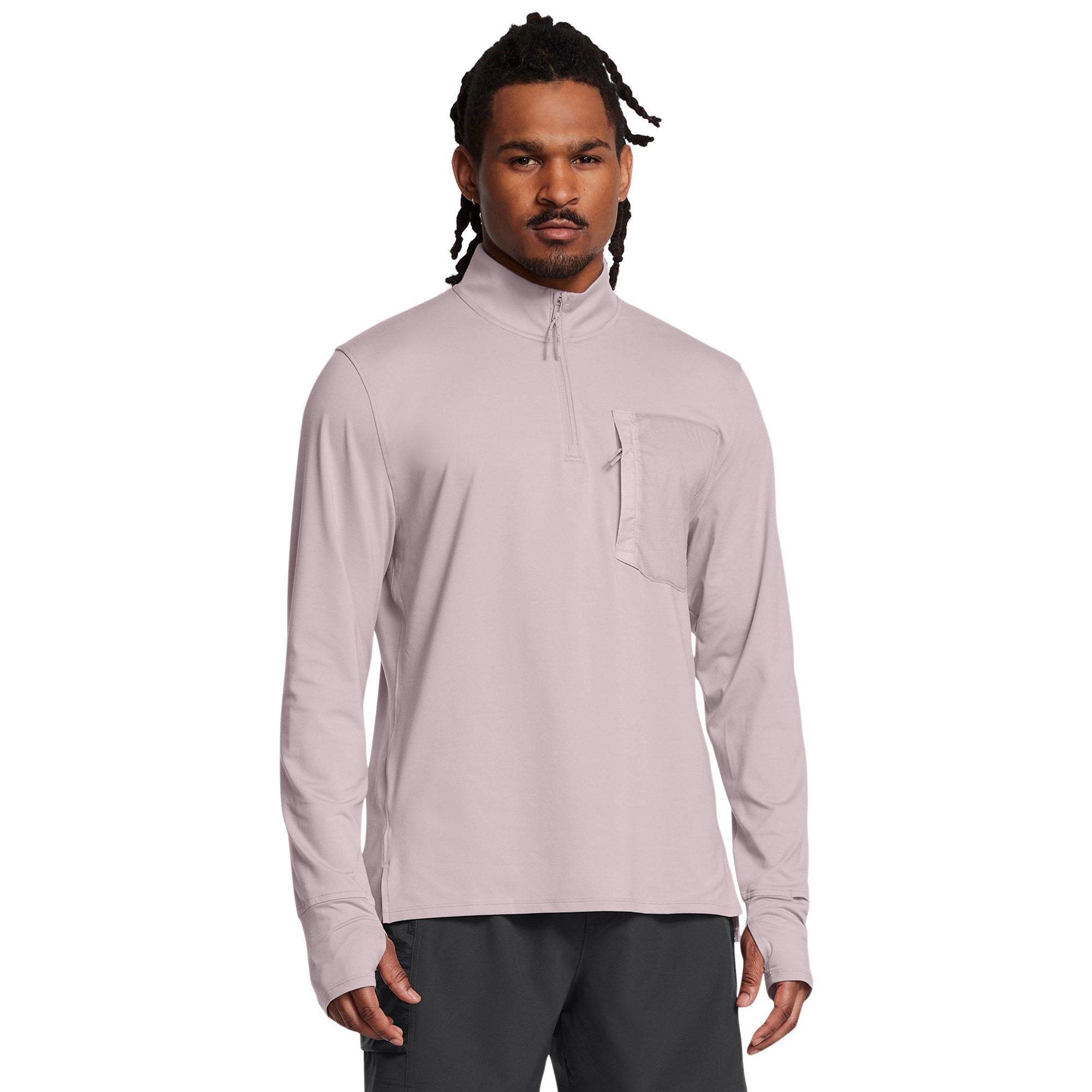 Grey - Under Armour - Long-Sleeve Performance Running Top - 2