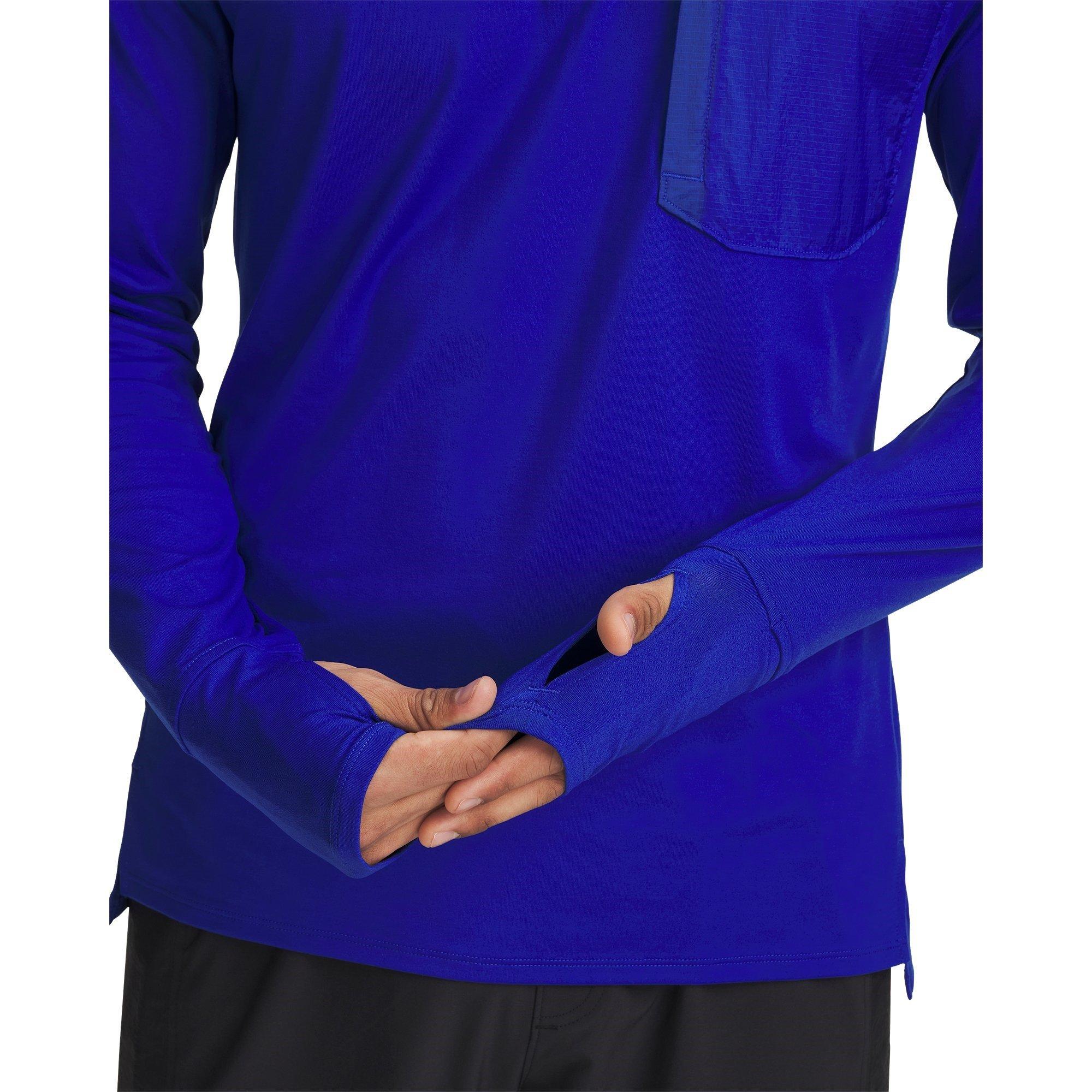 Blauw - Under Armour - Men's Long-Sleeve Performance Running Top - 3