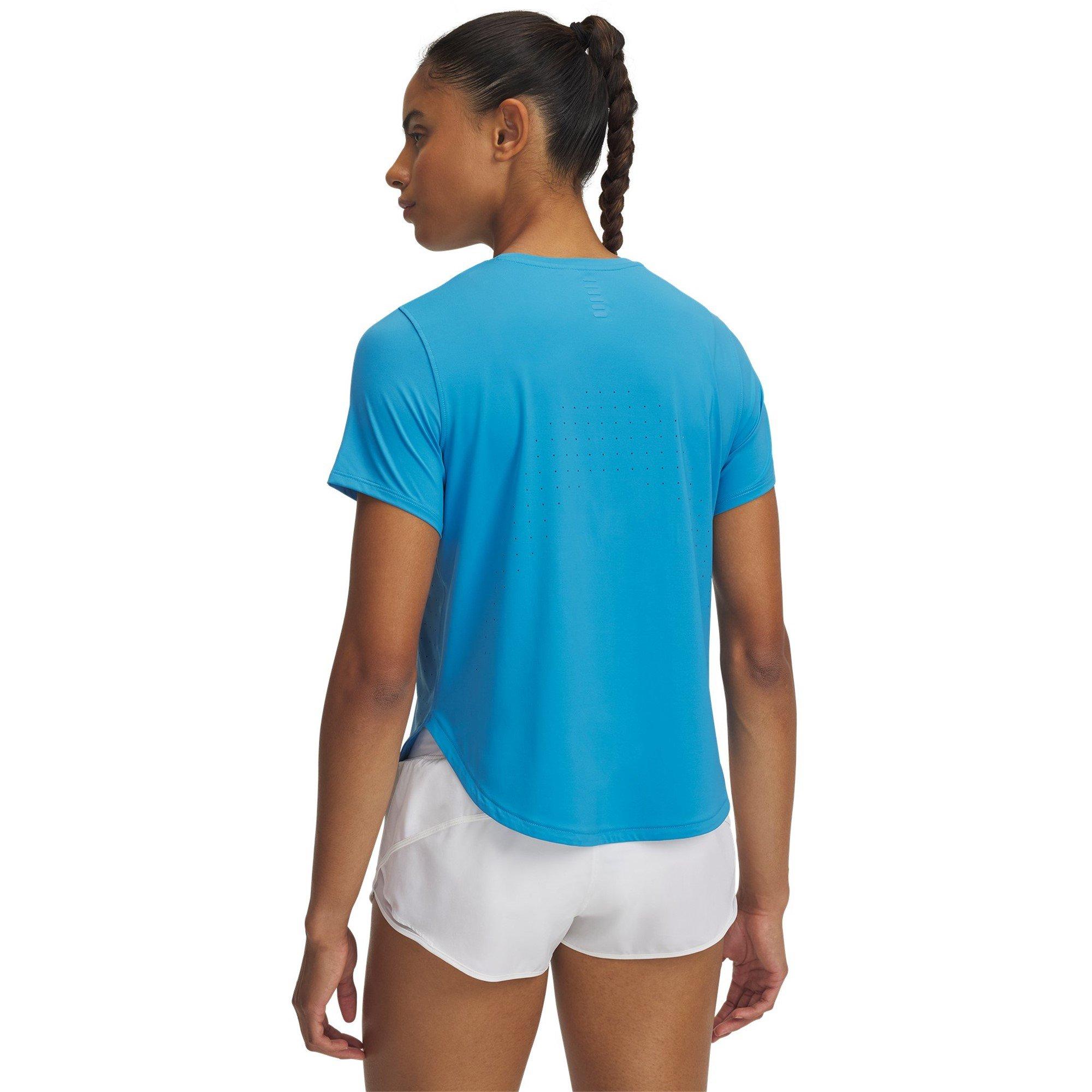 Blauw - Under Armour - Women's Launch Elite Short Sleeve Performance Running Top - 2