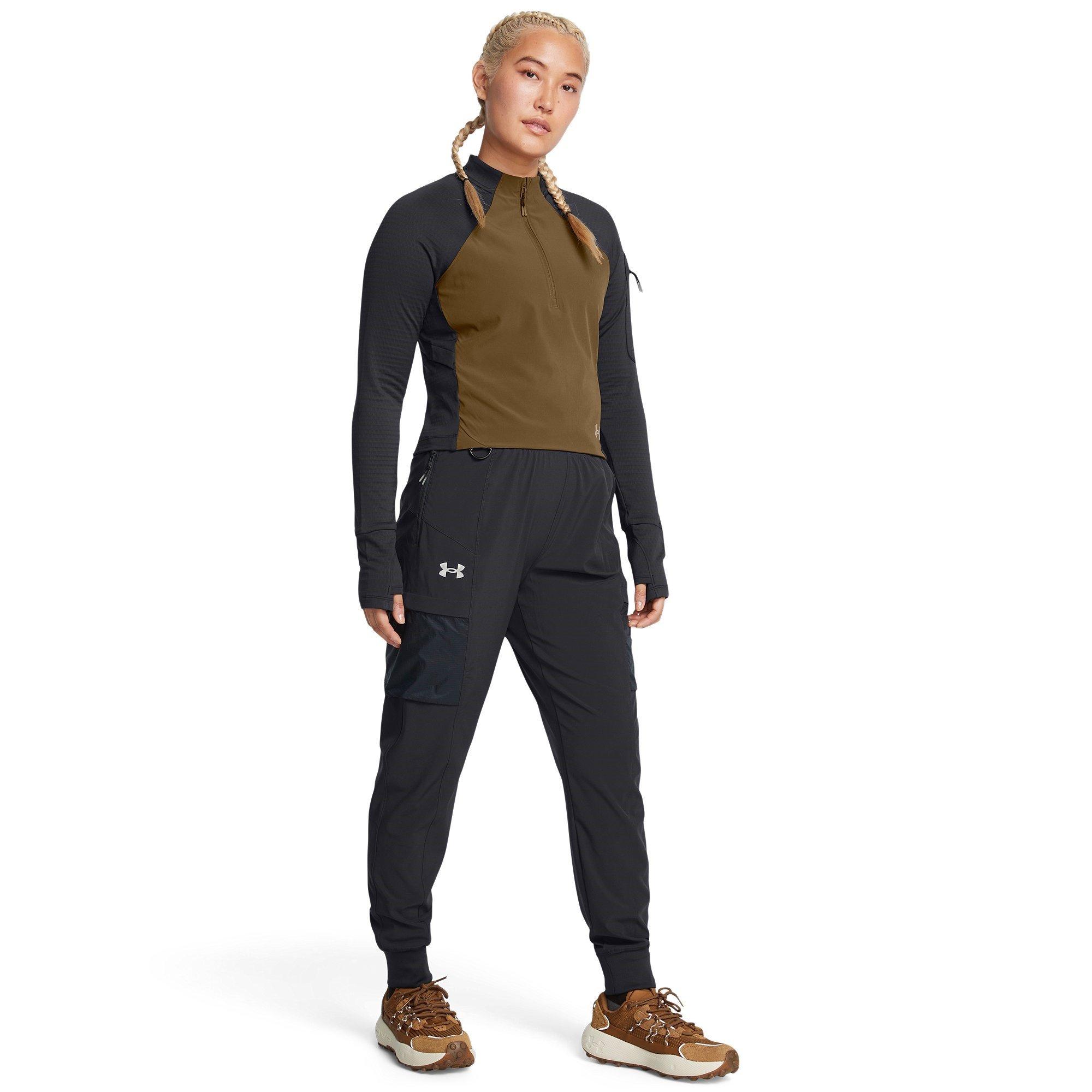 Grey - Under Armour - Women's Performance Tracksuit Bottom - 7