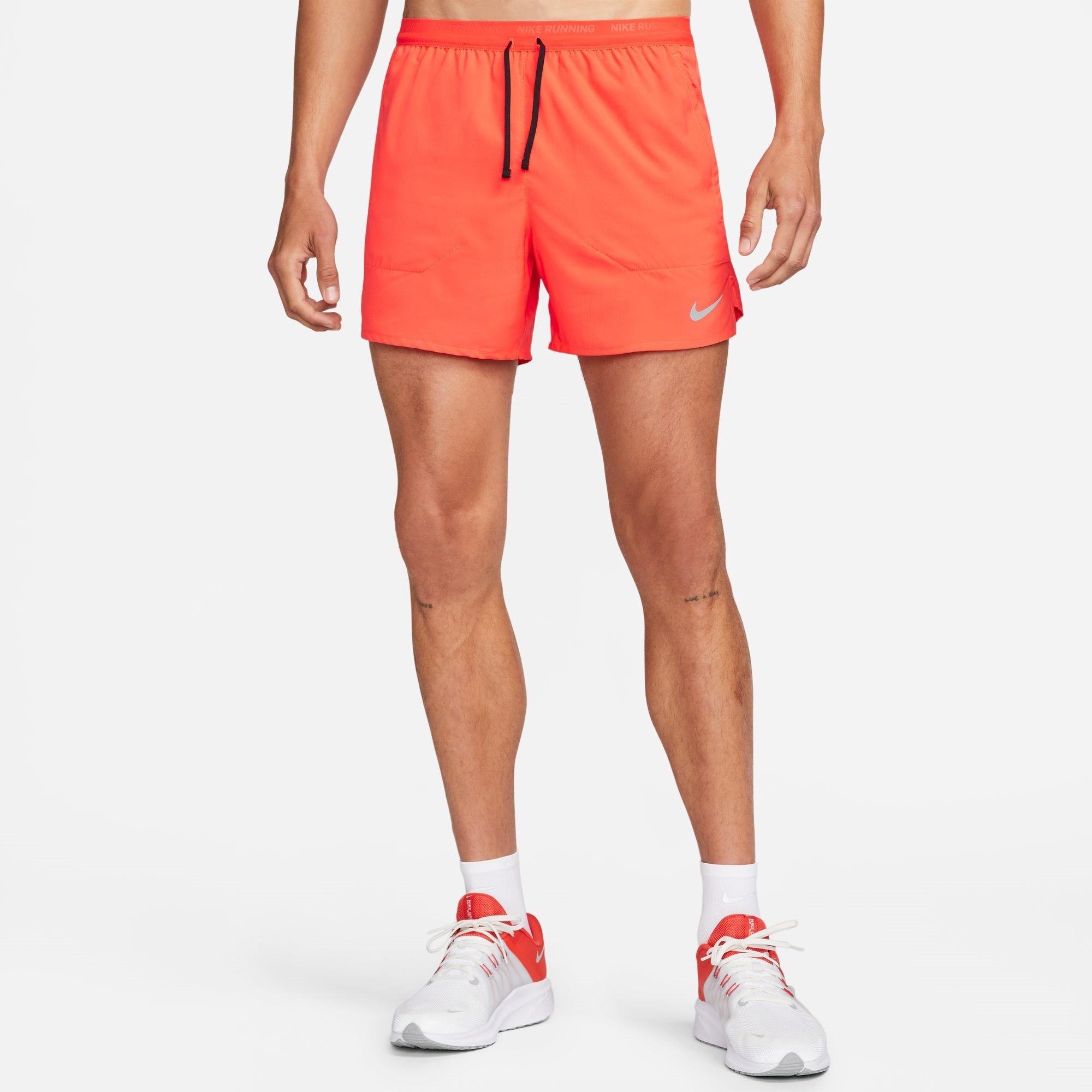 BRIGHT CRIMSON/ - Nike - Dri-FIT Stride Men's 5 Brief-Lined Running Shorts - 3