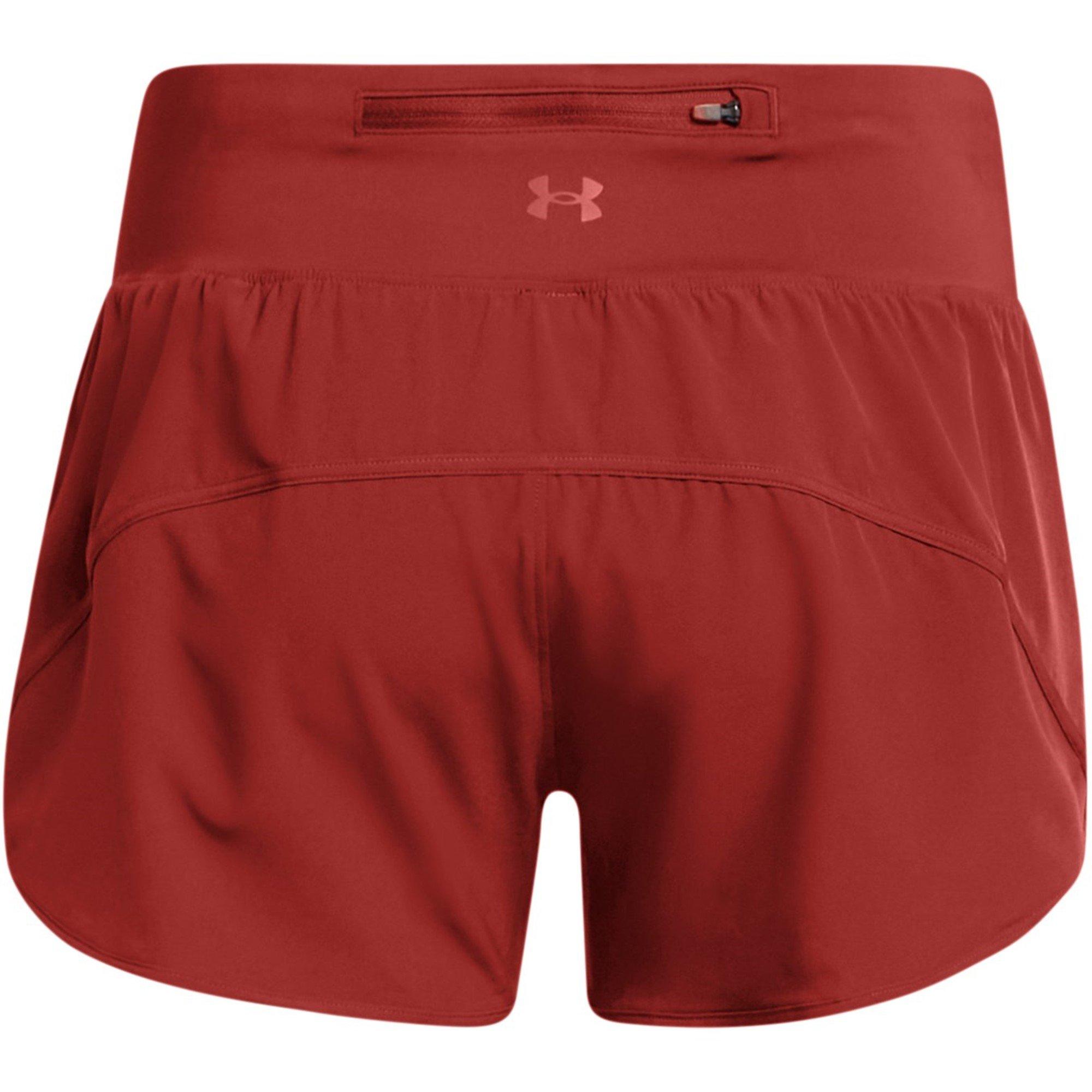 Orange - Under Armour - Women's Launch Pro Performance Running Shorts - 2