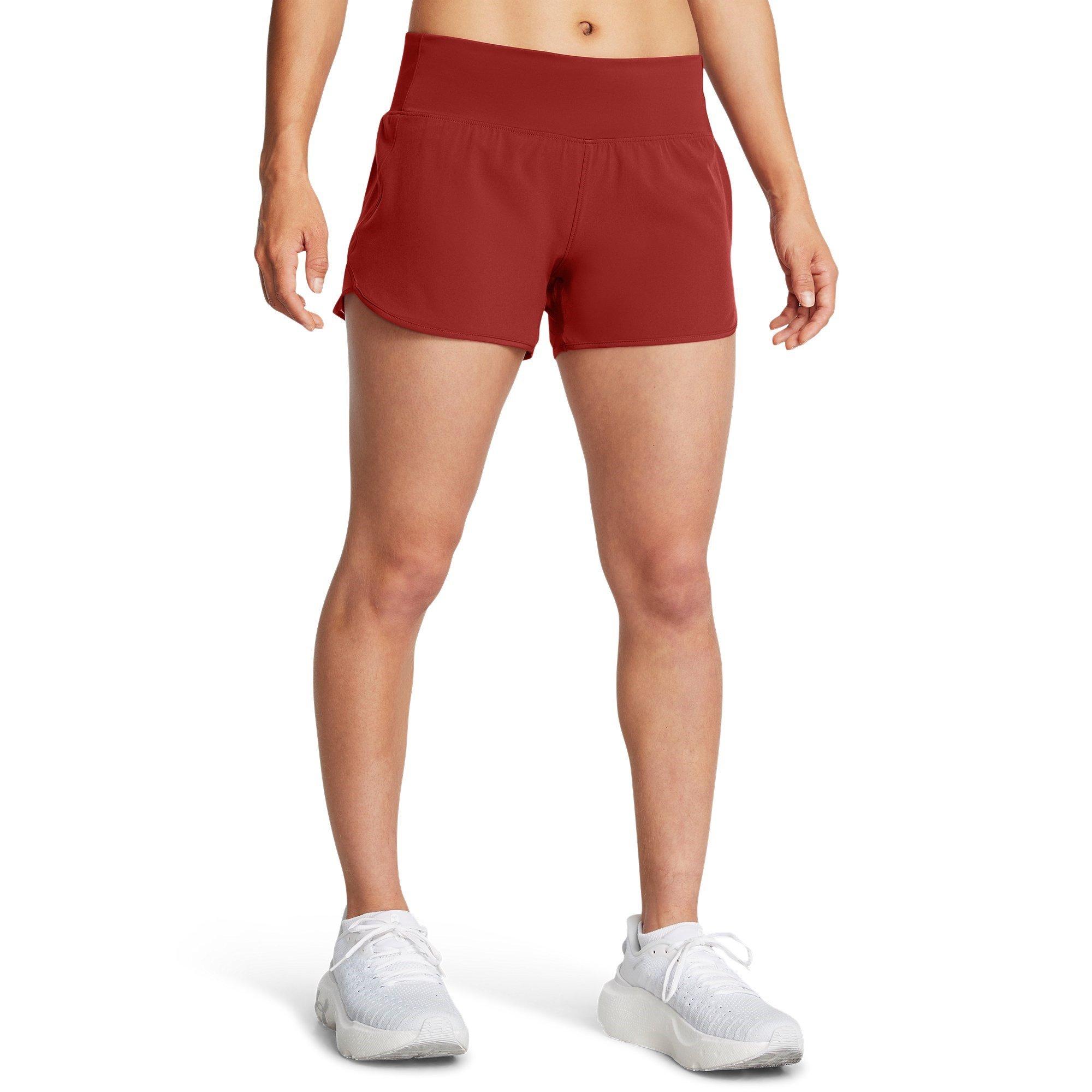 Orange - Under Armour - Women's Launch Pro Performance Running Shorts - 3