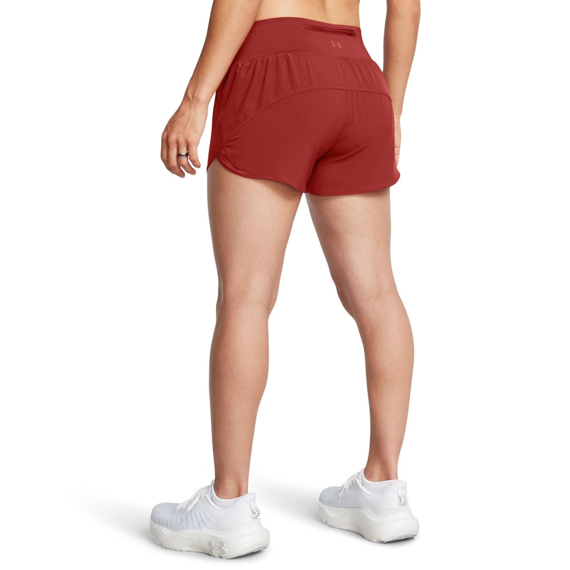 Orange - Under Armour - Women's Launch Pro Performance Running Shorts - 4