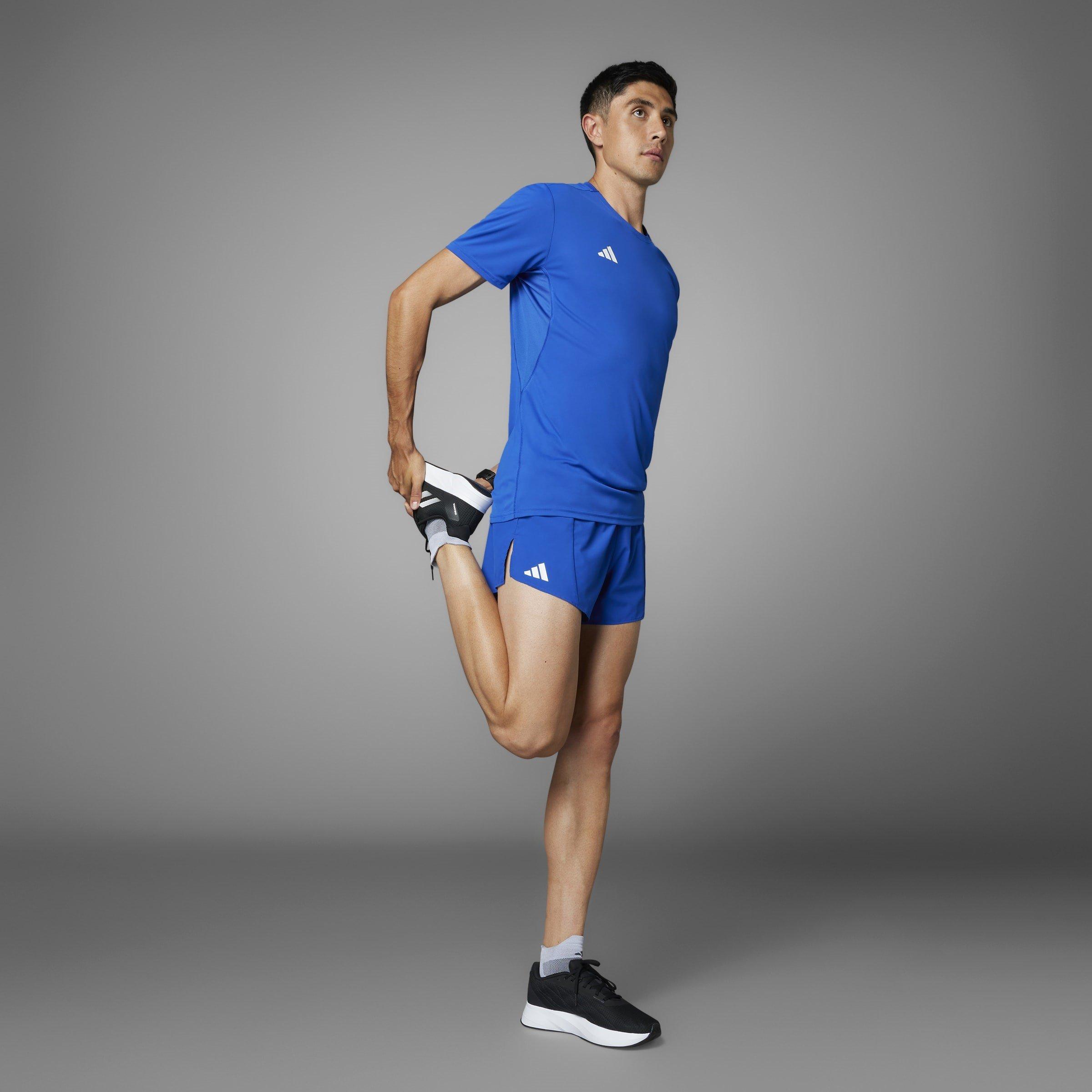 BLAU - adidas - Adizero Essentials Running T-Shirt Mens - 15