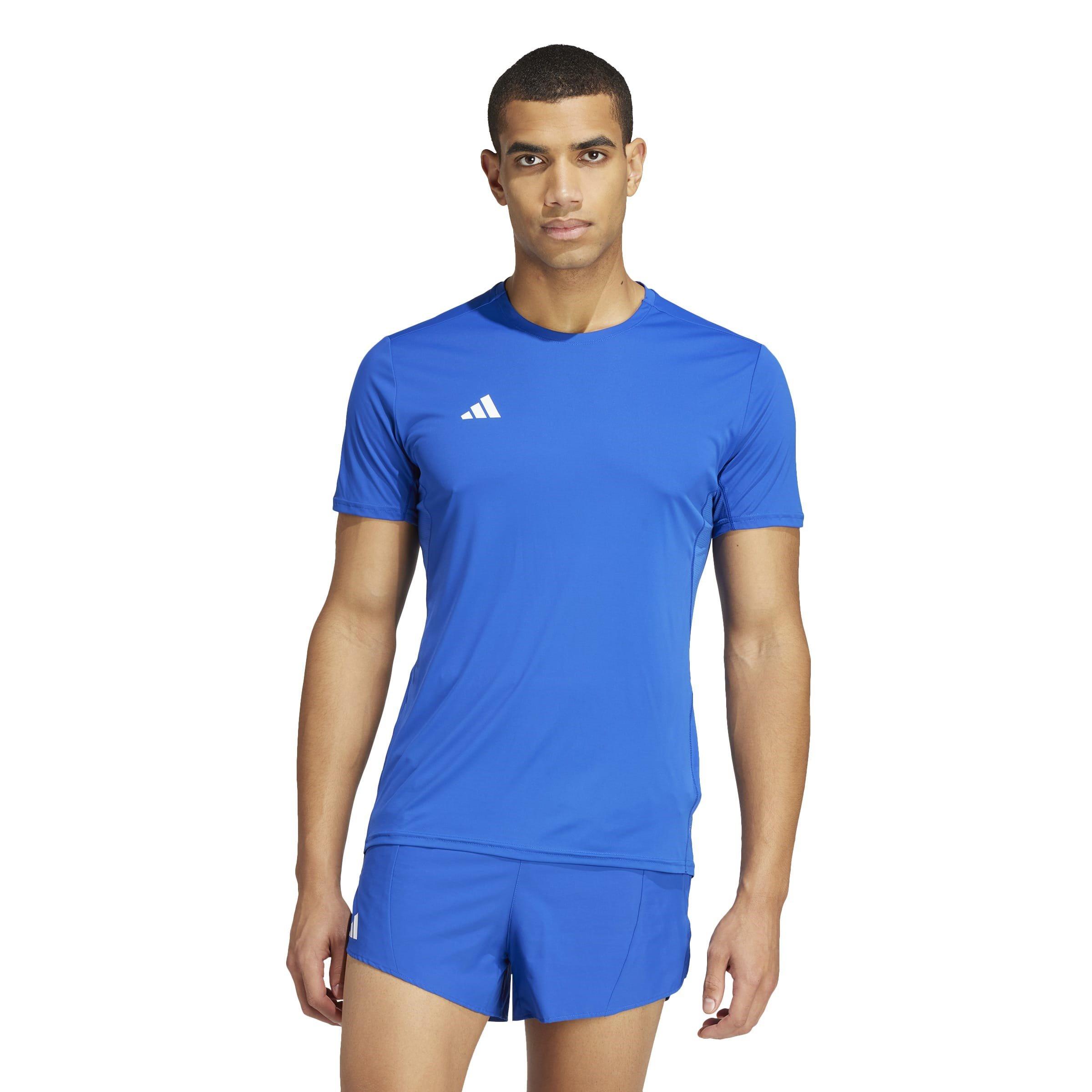 BLAU - adidas - Adizero Essentials Running T-Shirt Mens - 3