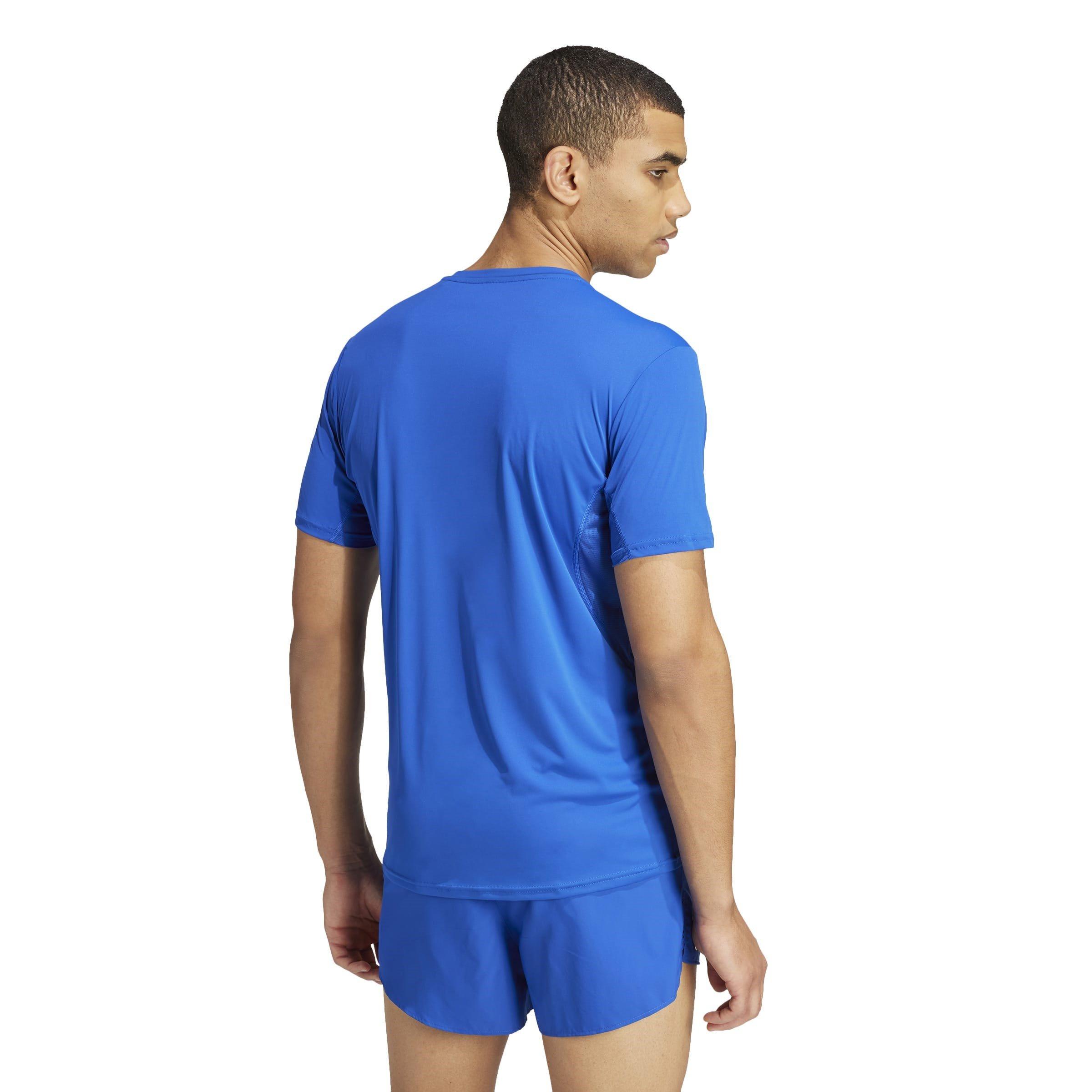 BLAU - adidas - Adizero Essentials Running T-Shirt Mens - 4