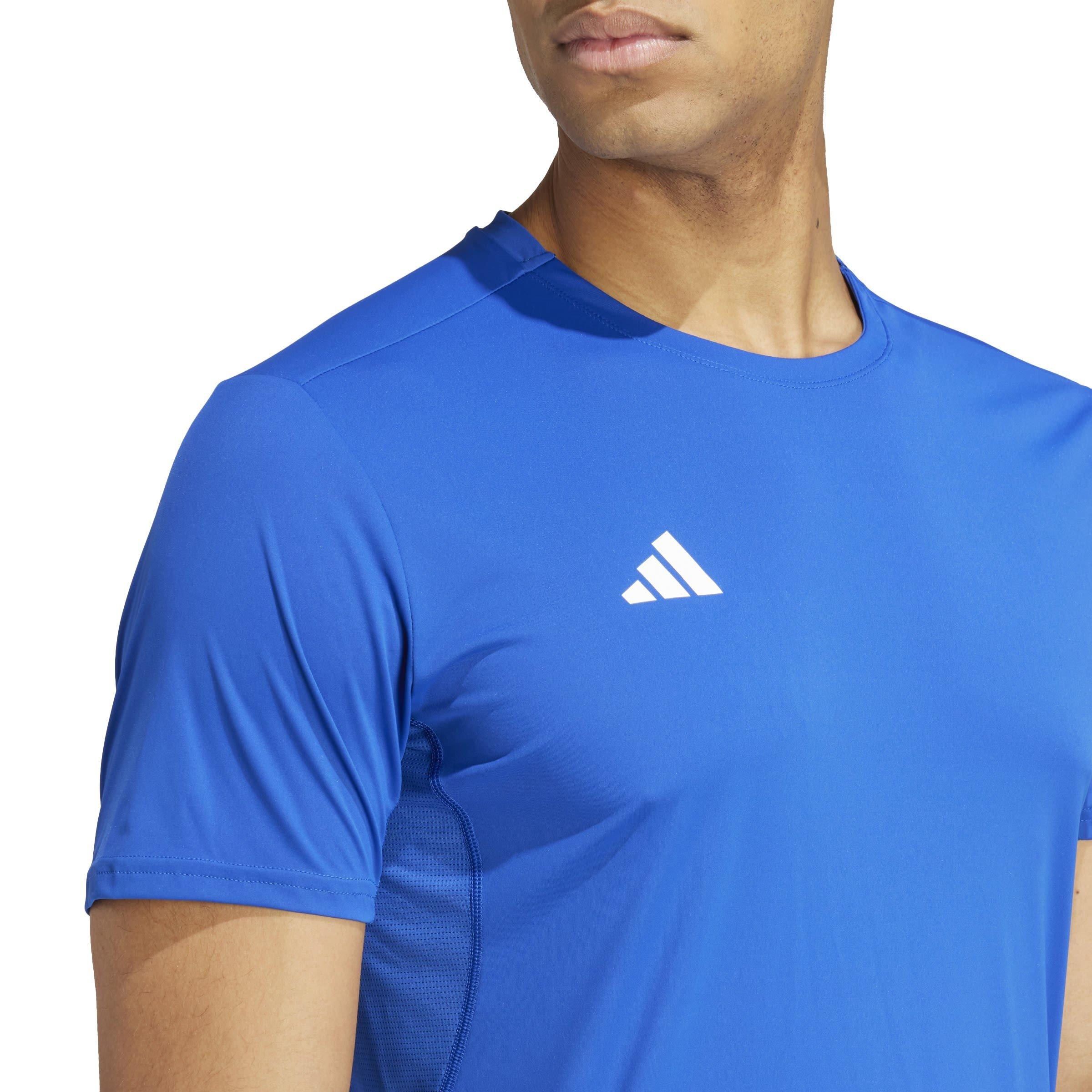 BLAU - adidas - Adizero Essentials Running T-Shirt Mens - 6