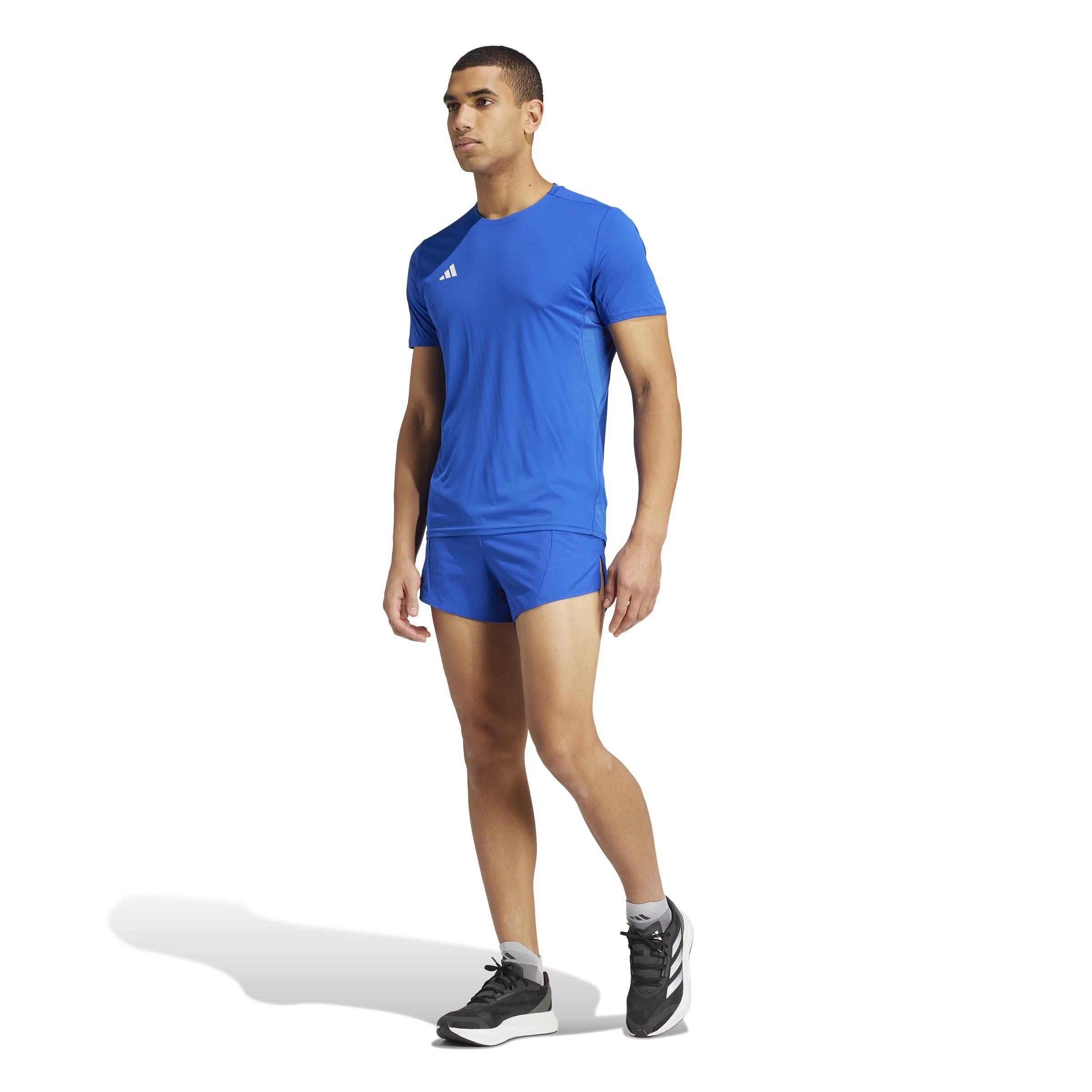 BLAU - adidas - Adizero Essentials Running T-Shirt Mens - 8