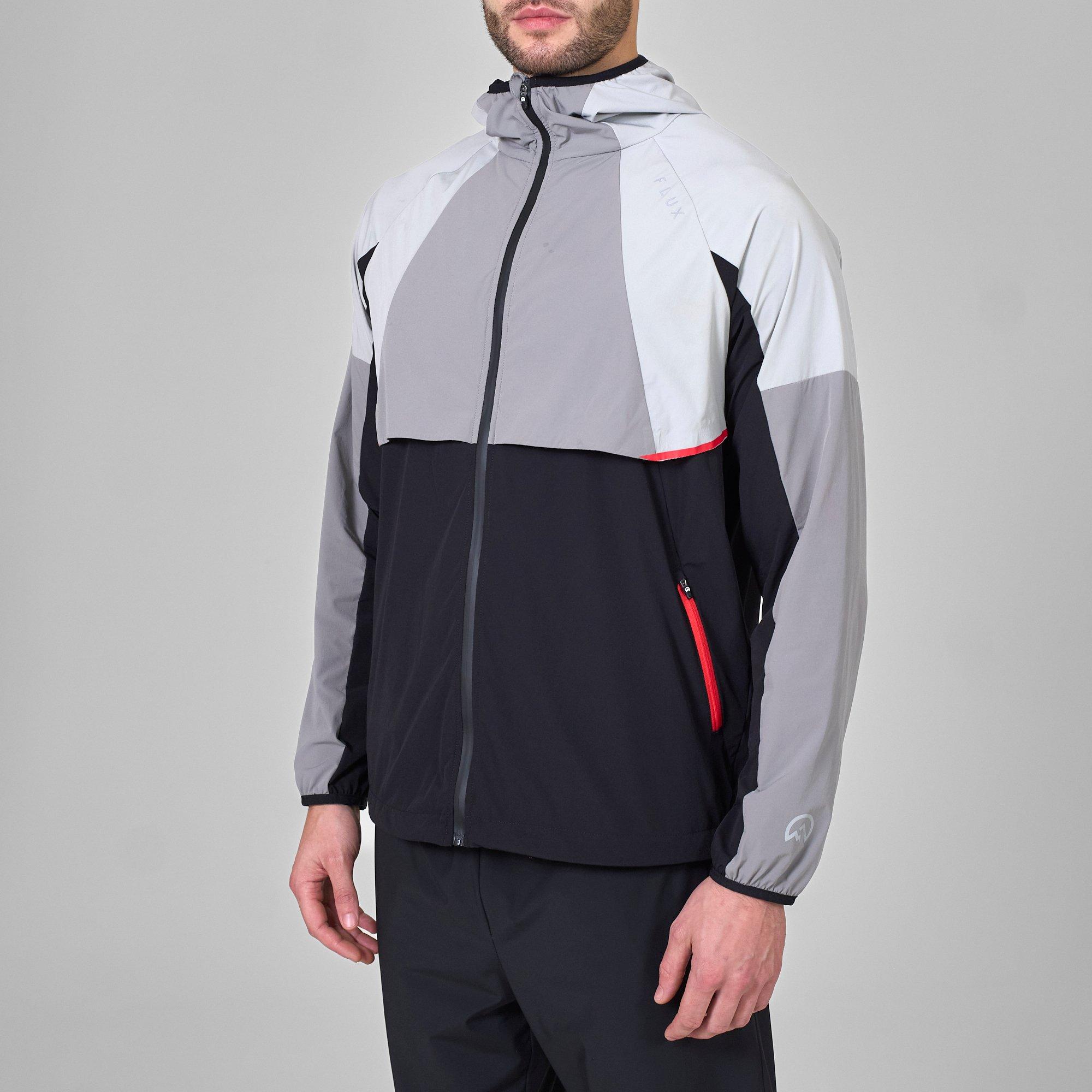Schwarz/Grau meliert - Flux Active - Performance Jacket Mens - 3