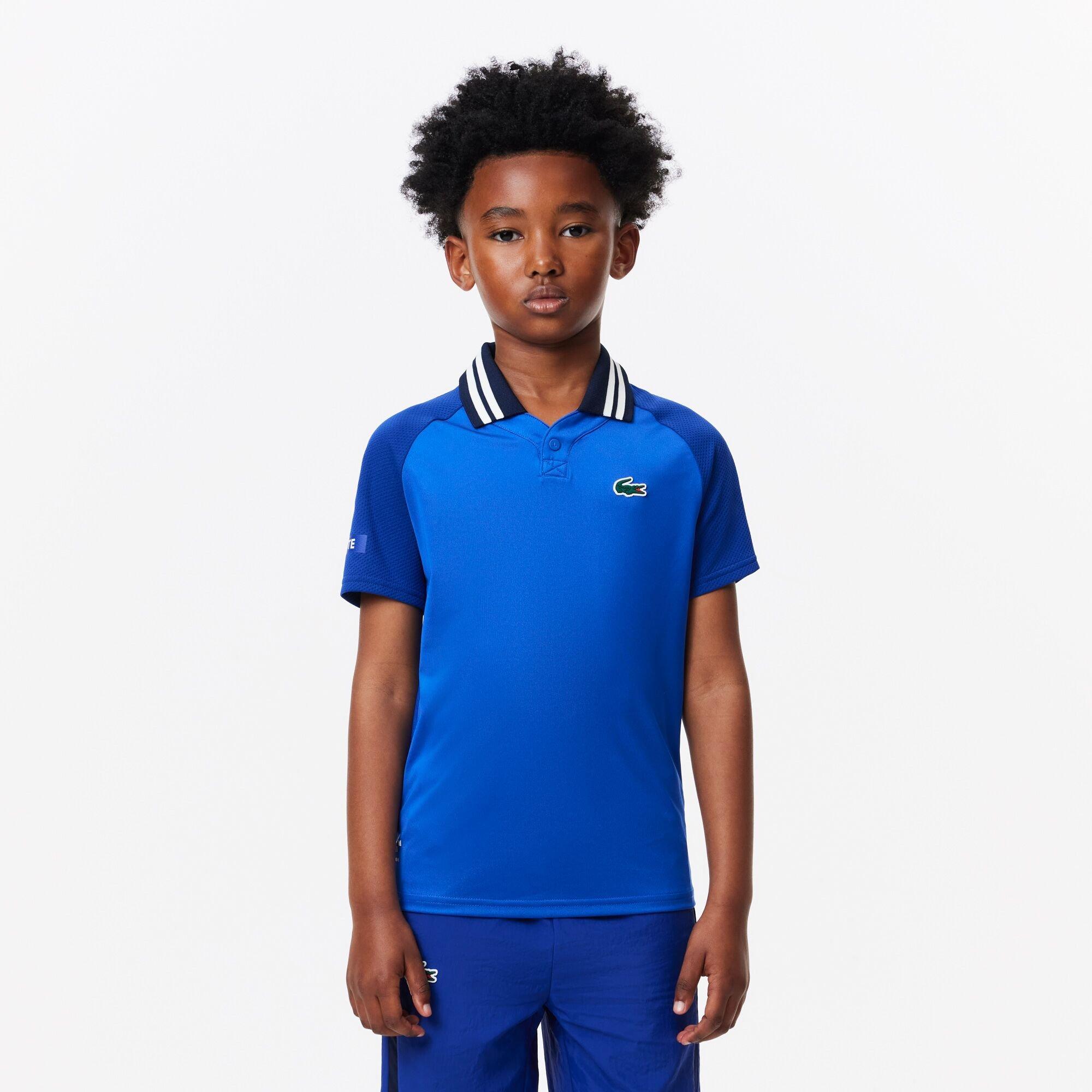 Ladigue/Captain - Lacoste - Unisex Kids' Short-Sleeve Performance Polo Shirt - 3