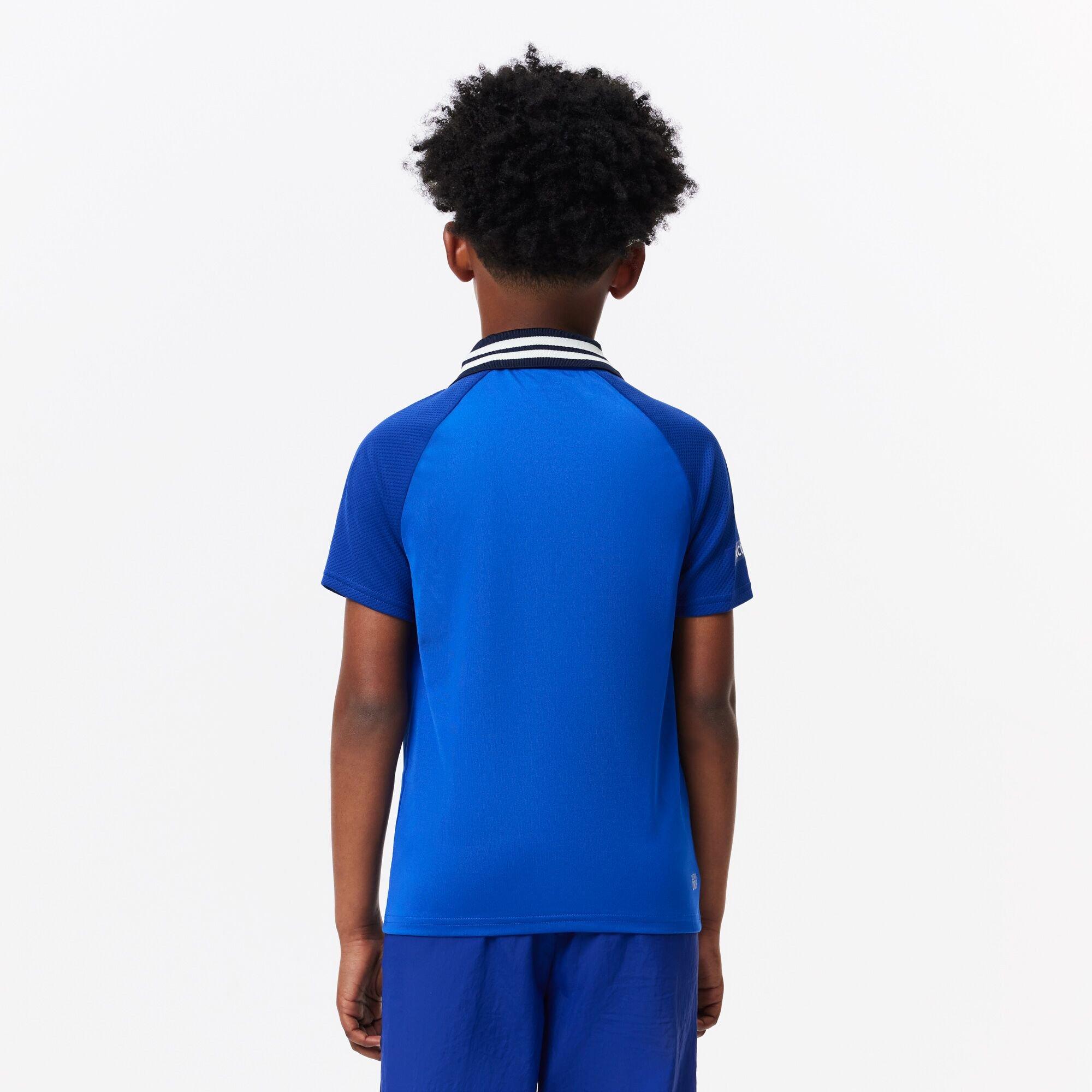 Ladigue/Captain - Lacoste - Unisex Kids' Short-Sleeve Performance Polo Shirt - 4