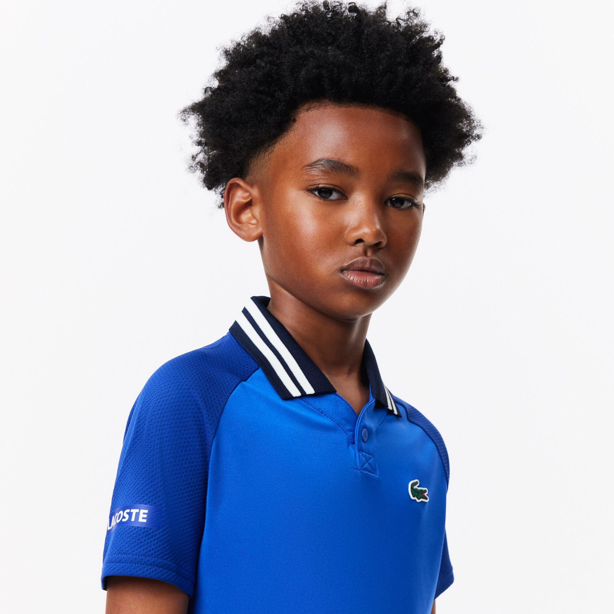 Ladigue/Captain - Lacoste - Unisex Kids' Short-Sleeve Performance Polo Shirt - 5
