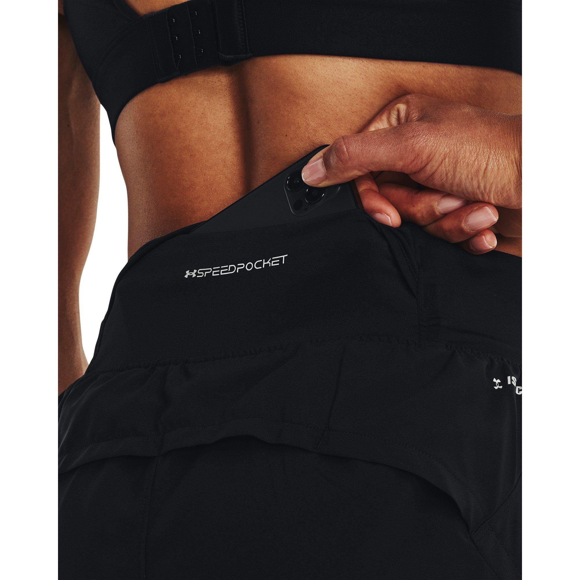 Black - Under Armour - Run Stamina 2-in-1 Shorts - 6