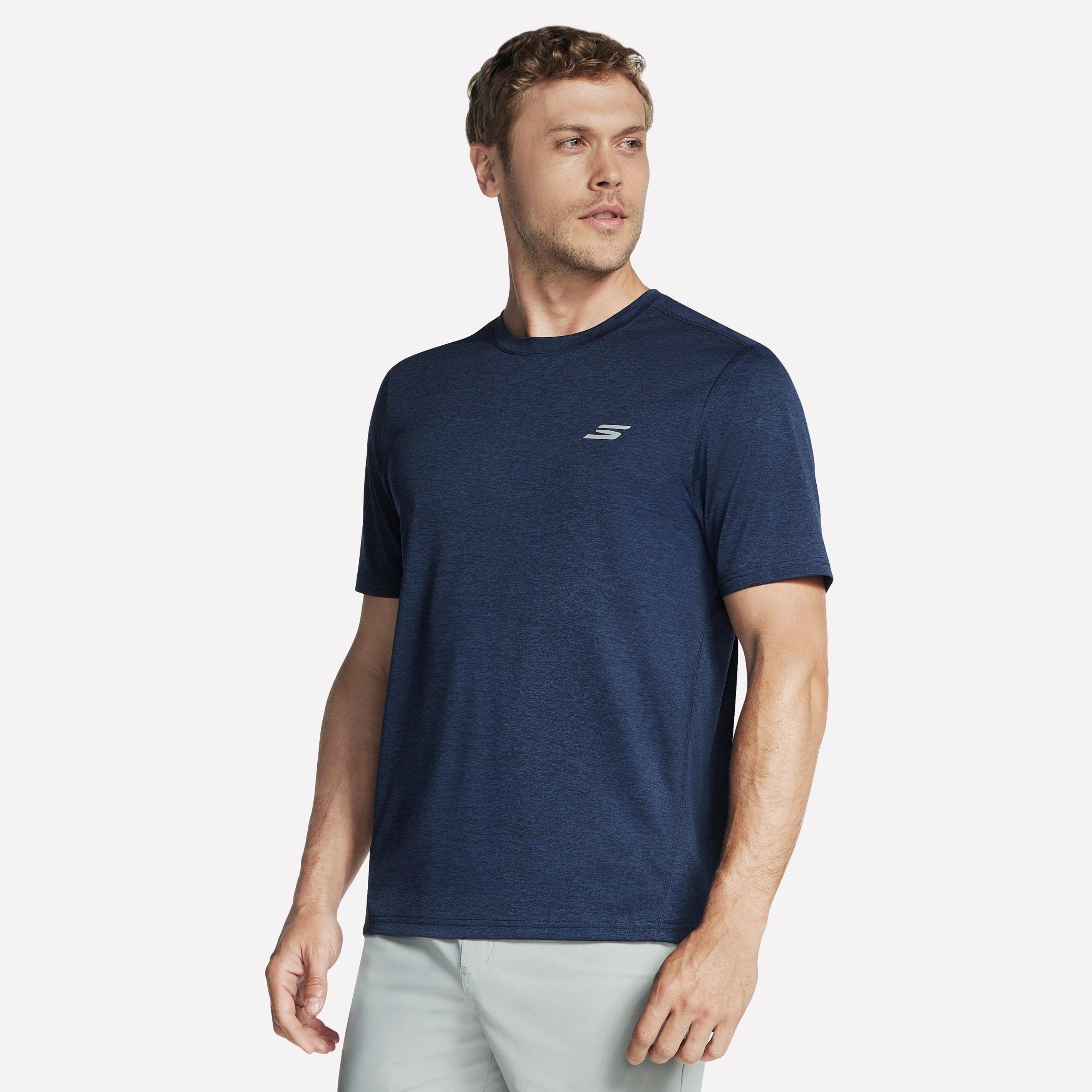 Azul marino - Skechers - Performance Charge Tee Running Top Mens - 3