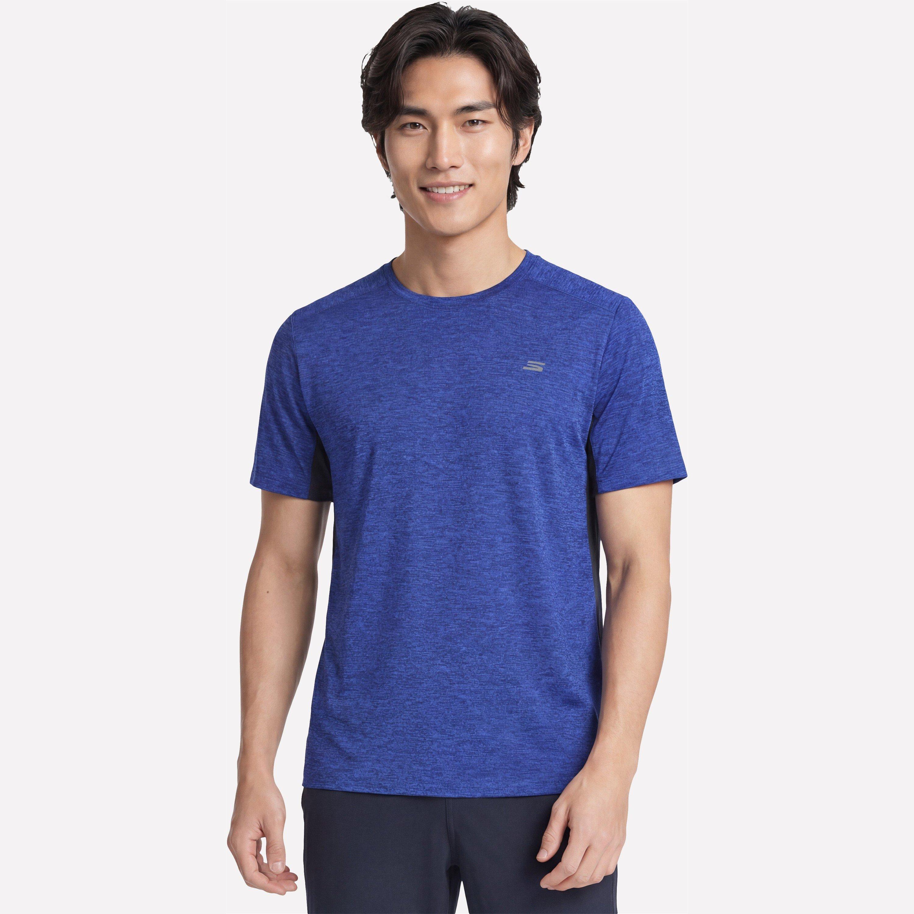 Blue - Skechers - Godri Circuit Tee Running Top Mens - 1