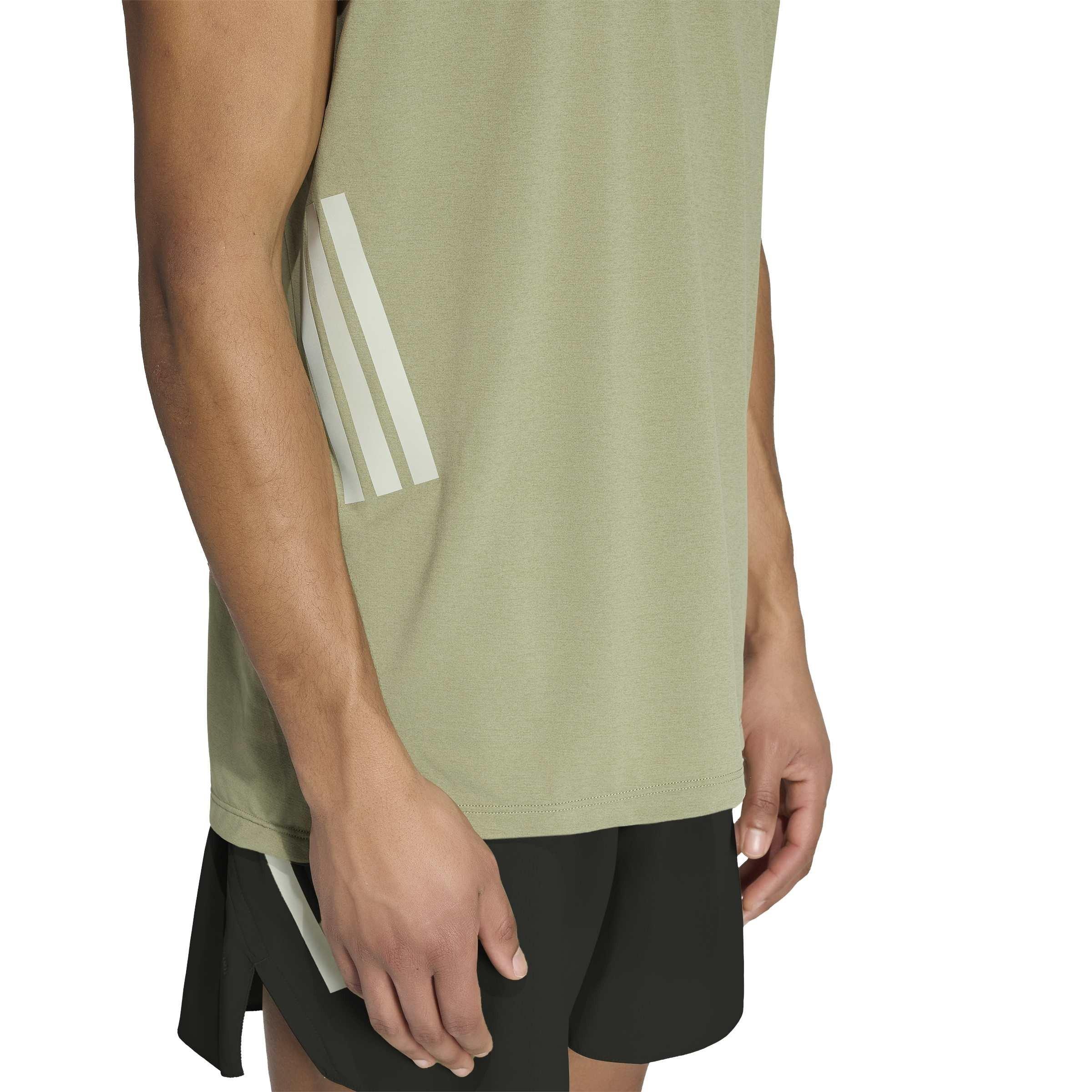 Tent Green - adidas - Men's Performance Running Vest - 4