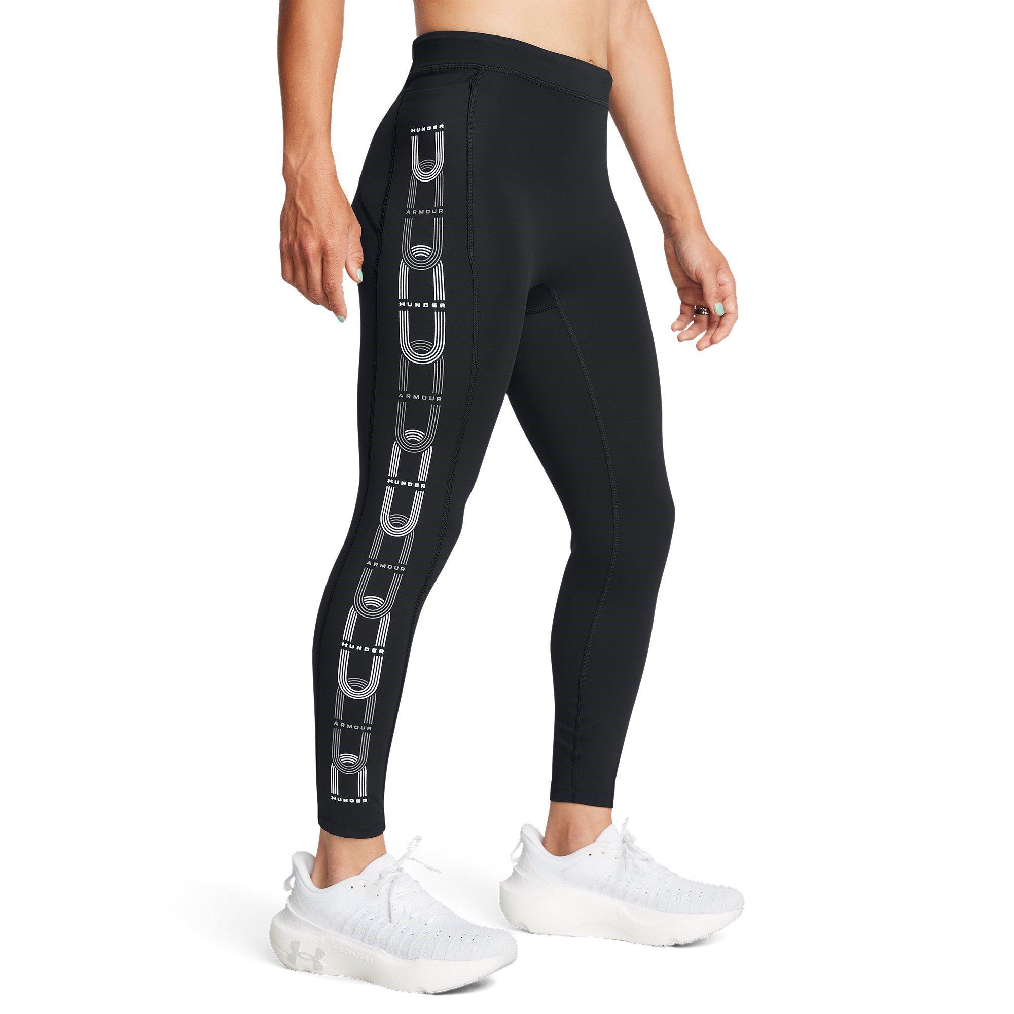Black - Under Armour - Performance Running Tights - 2