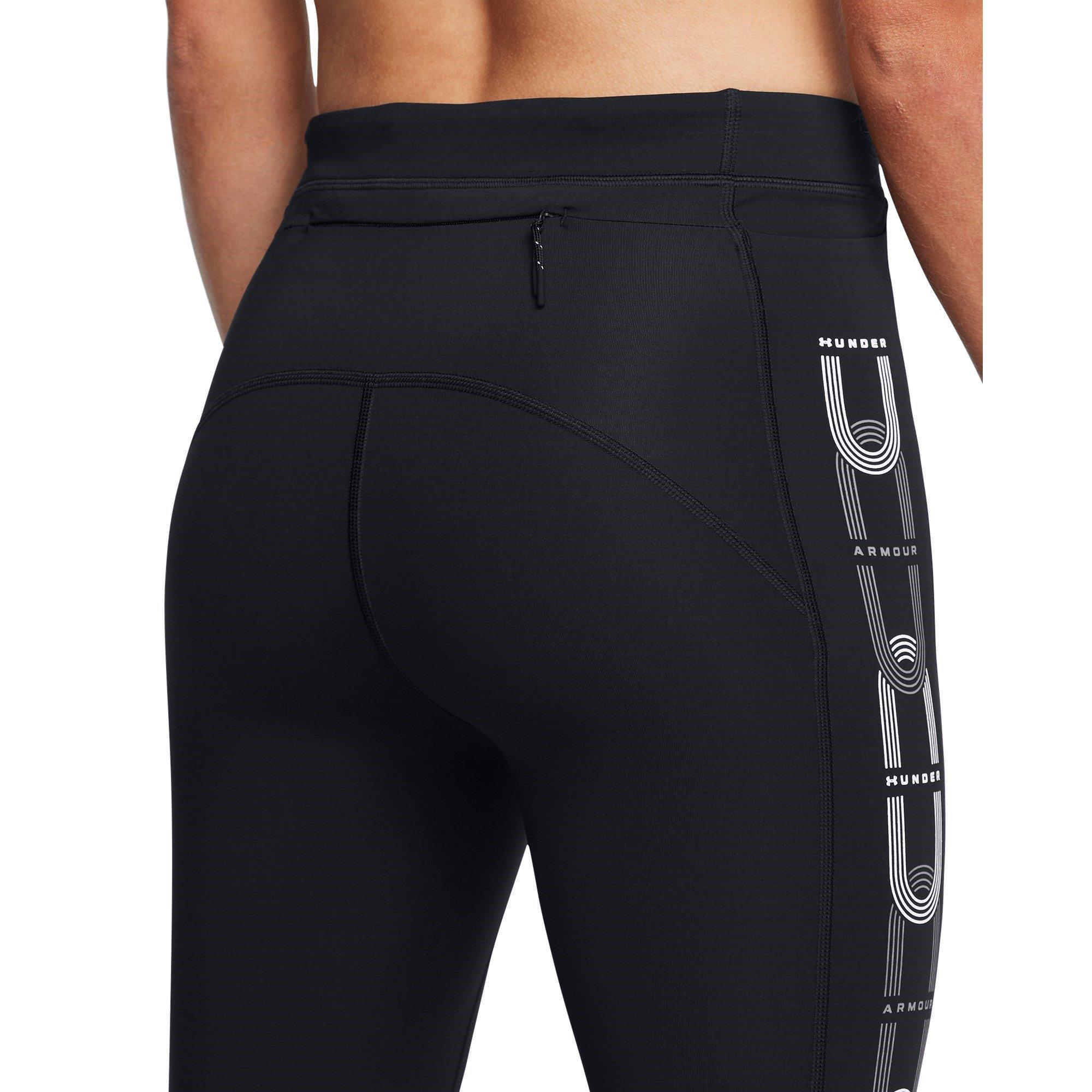 Black - Under Armour - Performance Running Tights - 5