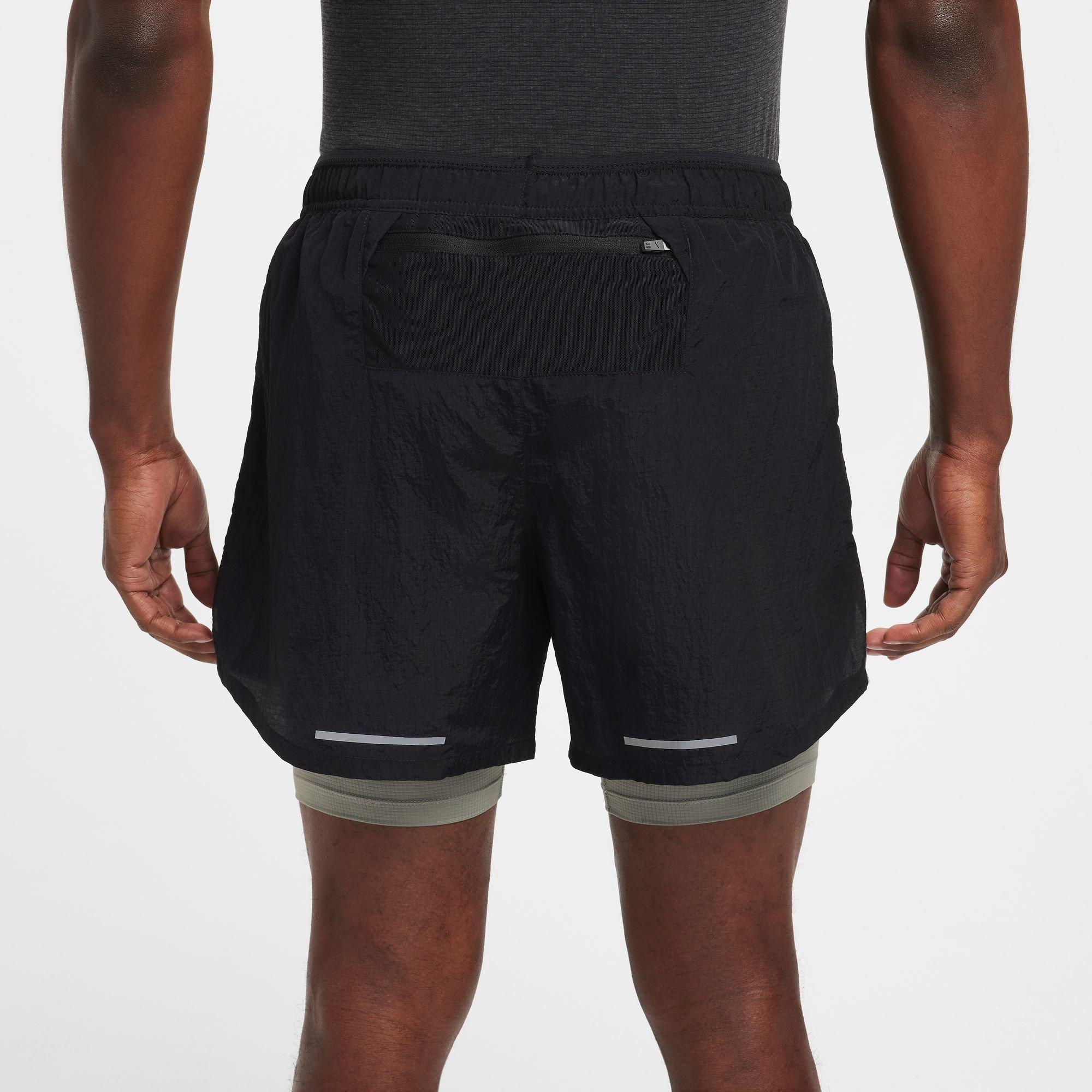 Black/Reflectiv - Nike - Men's Performance Running Shorts - 1