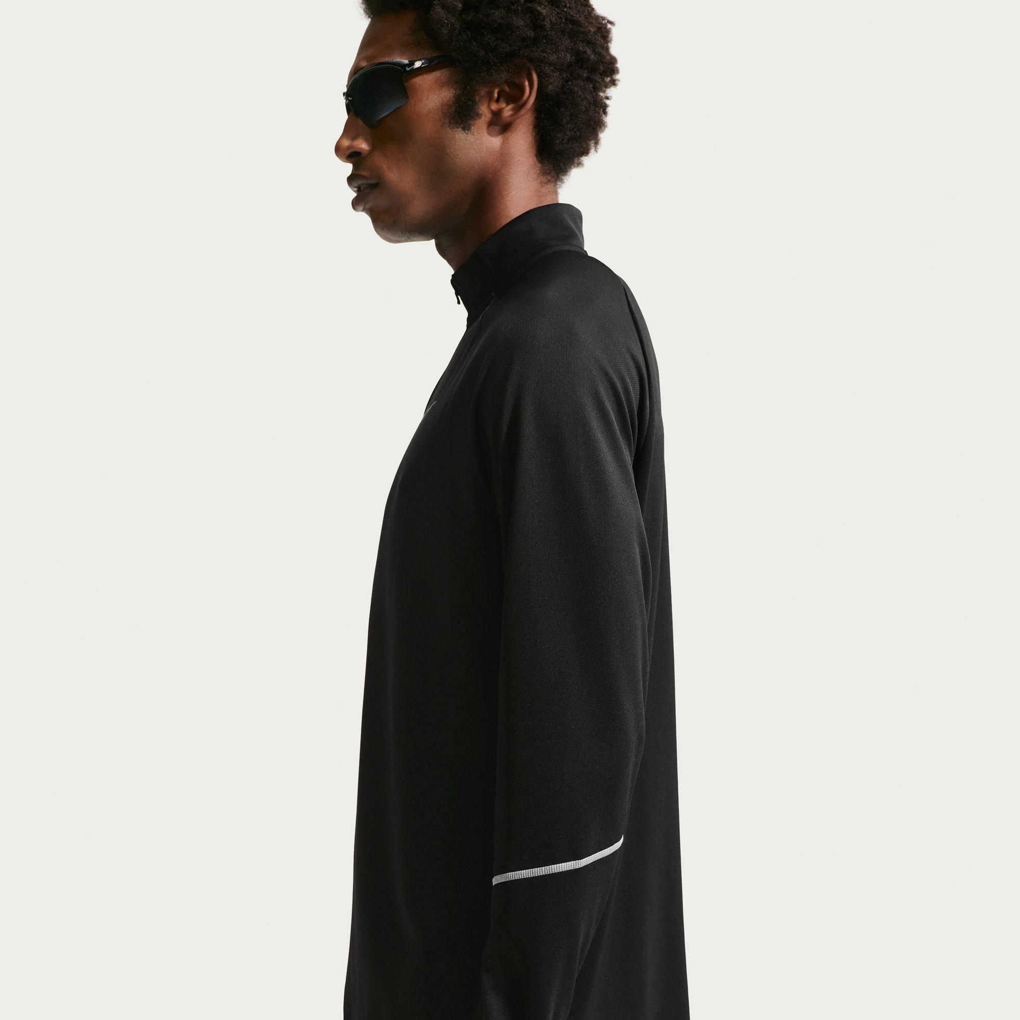 Zwart - Nike - Men's Long Sleeve Performance Running Top - 2