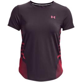 Under Armour Under Armour Ua Iso-Chill Laser Tee Ii running Grey Top Womens