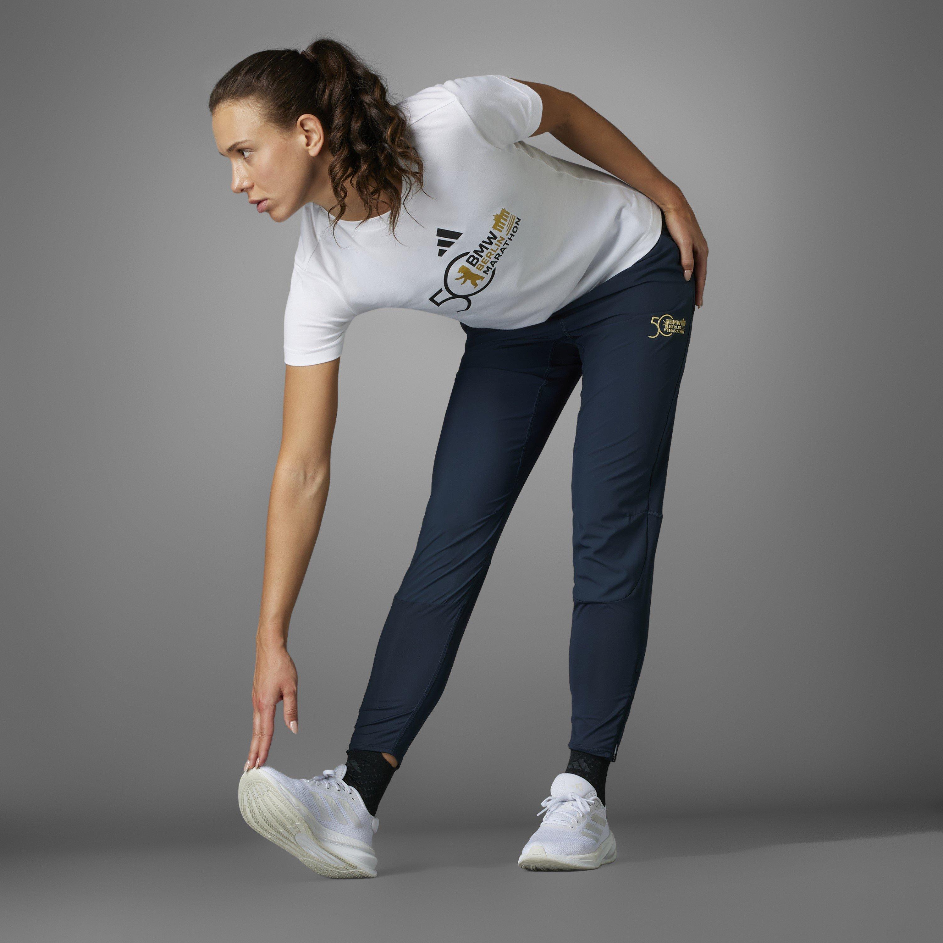 Weiß - adidas - Ber24 Logo Short Sleeve Performance Running Top - 12