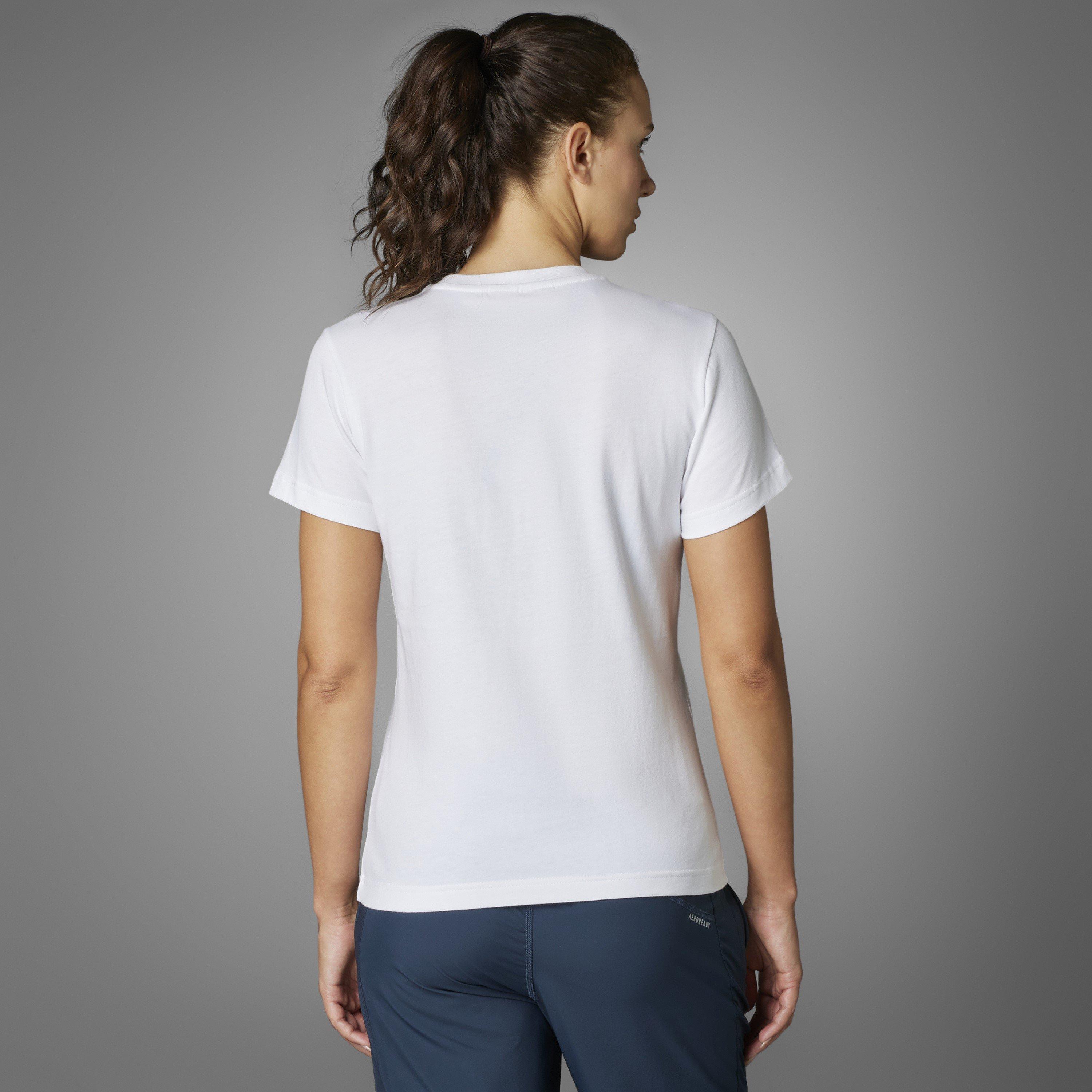 Weiß - adidas - Ber24 Logo Short Sleeve Performance Running Top - 9