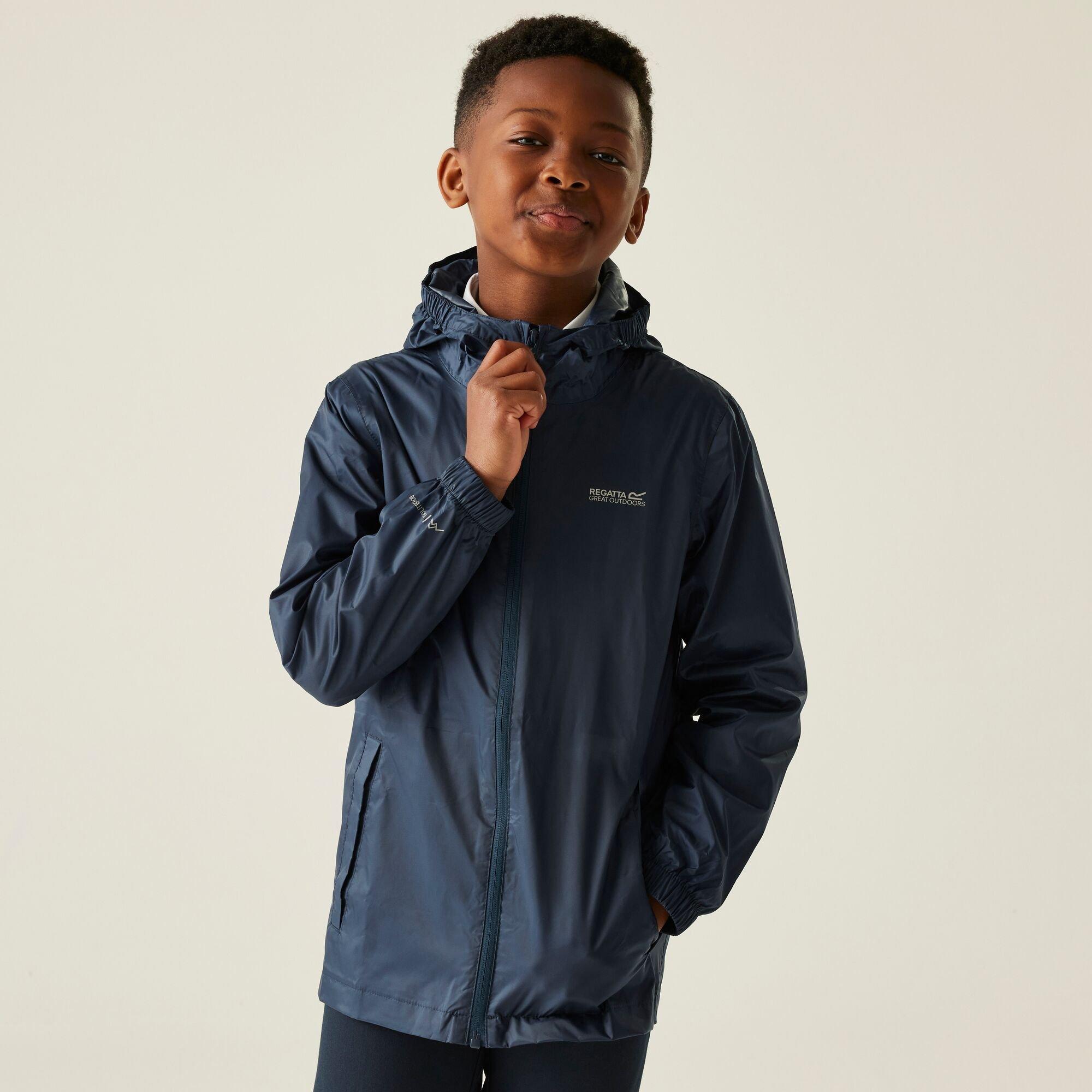 Regatta  Kids Kids Pack It Iii Waterproof Jacket - Midnight - 14 yr