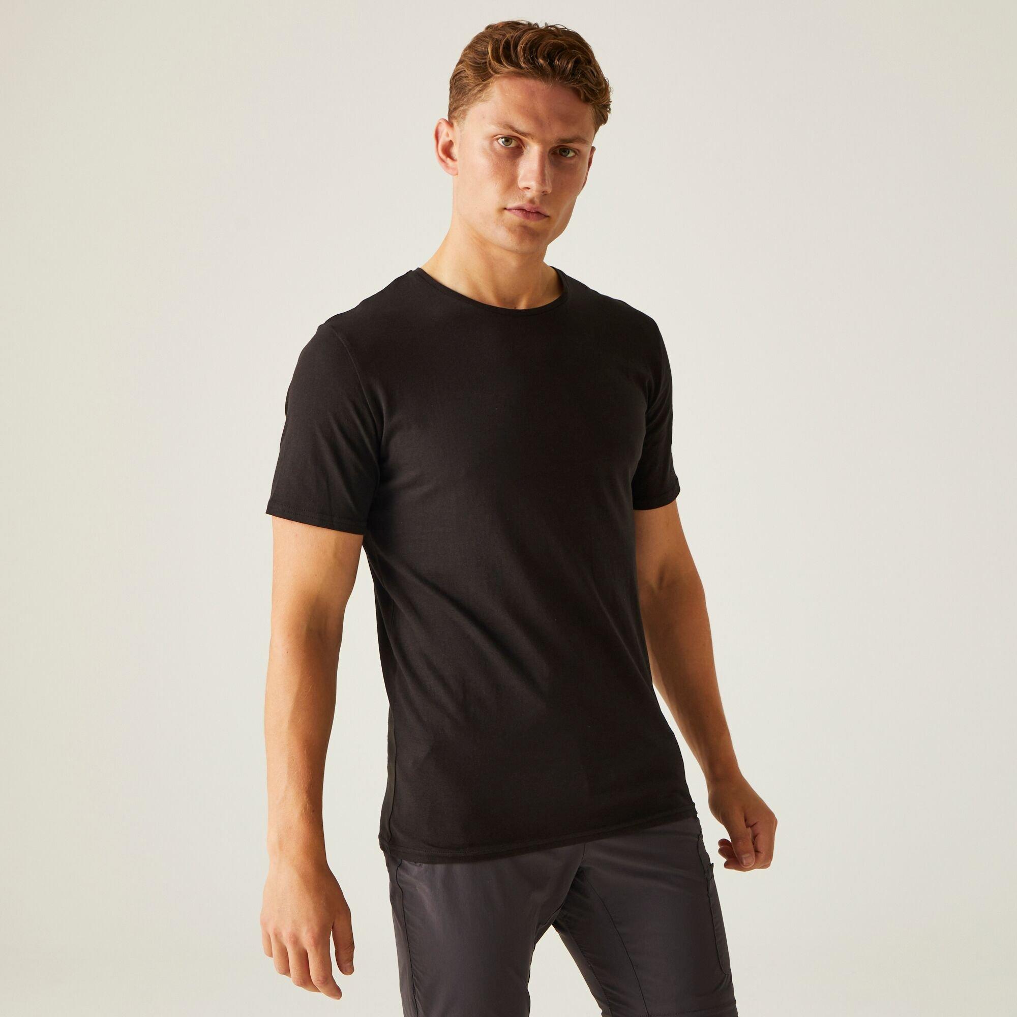 Black - Regatta - Tait Coolweave T-Shirt - 1