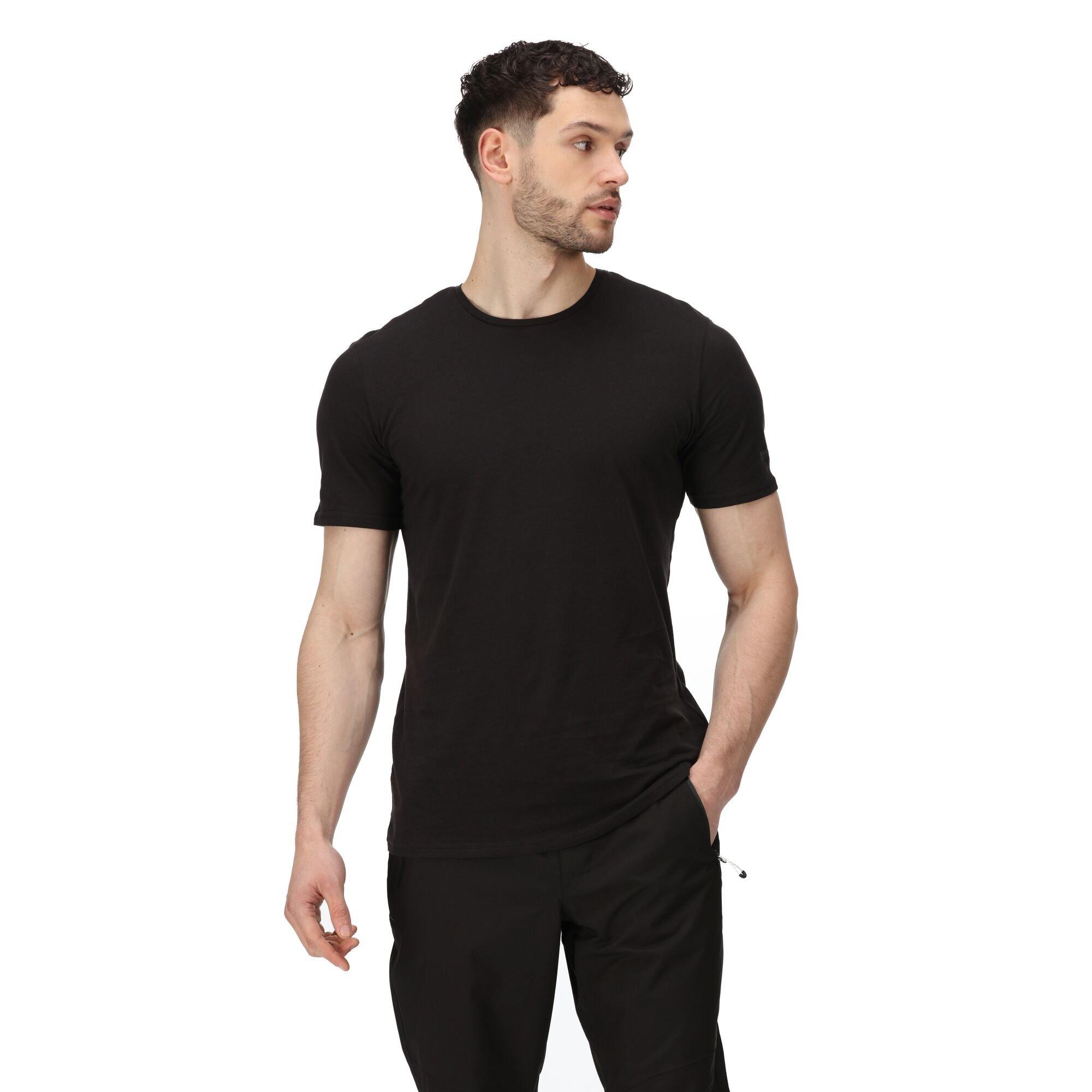 Black - Regatta - Tait Coolweave T-Shirt - 8