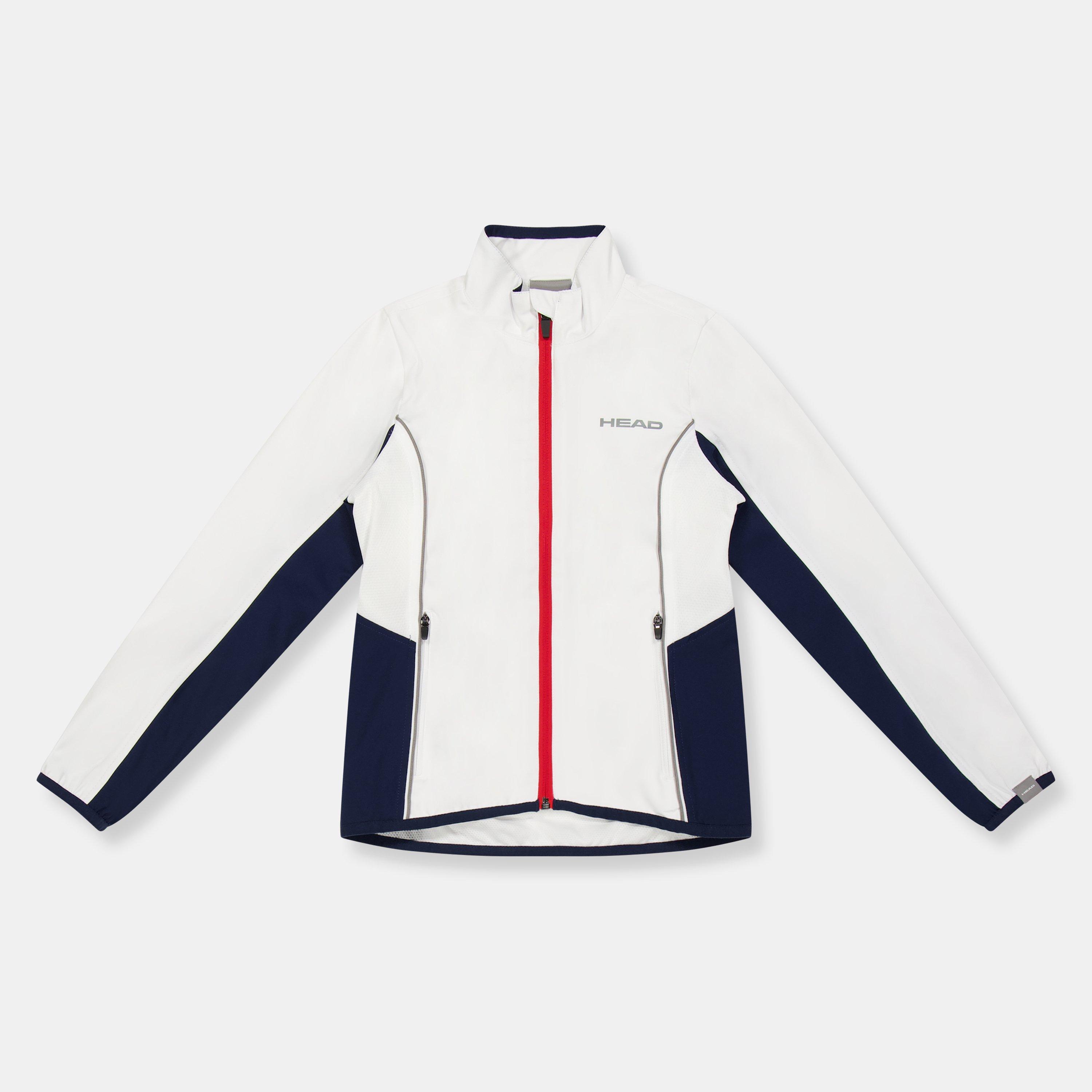 White - HEAD - Unisex Kids Club Performance Tennis Jacket - 1