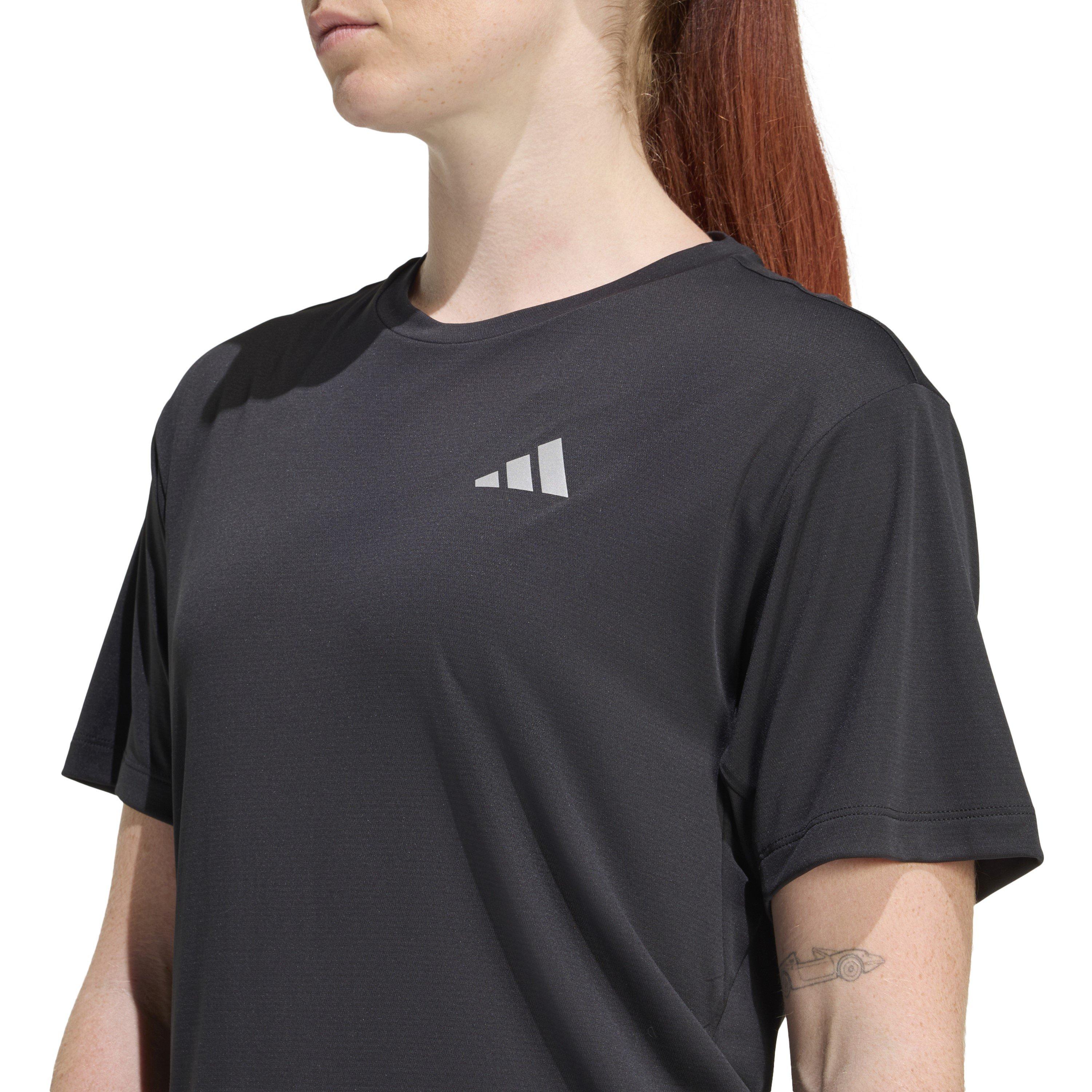 Black - adidas - Run Ess Tee Ld10 - 4