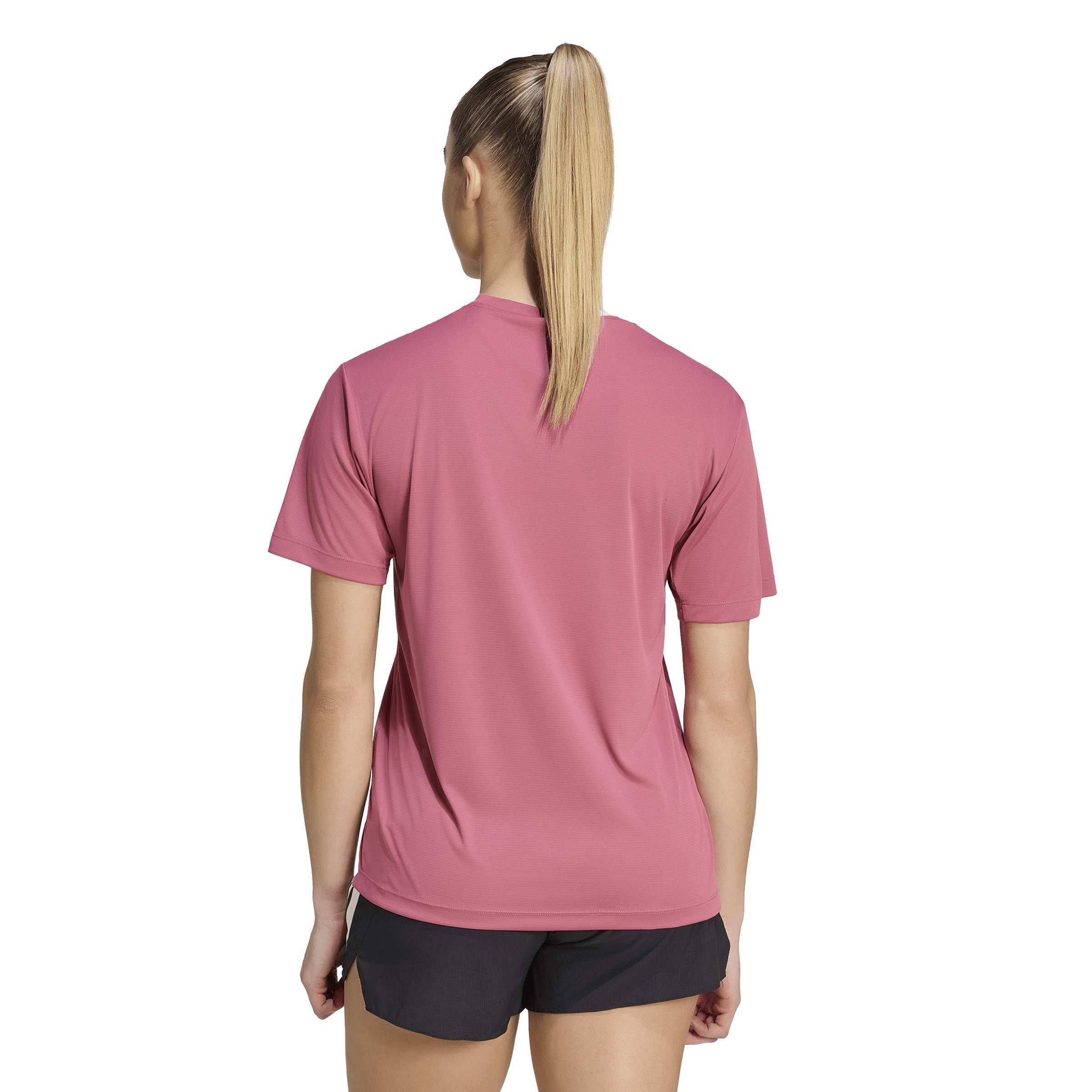 Dual Magenta - adidas - Adi365 Womens Running T-Shirt - 3