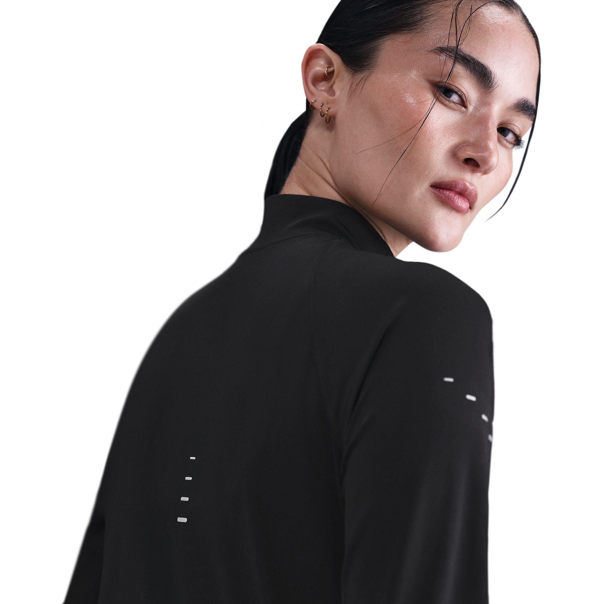 Black - Nike - Women's Swift Full Zip Long Sleeve Running Top - 2