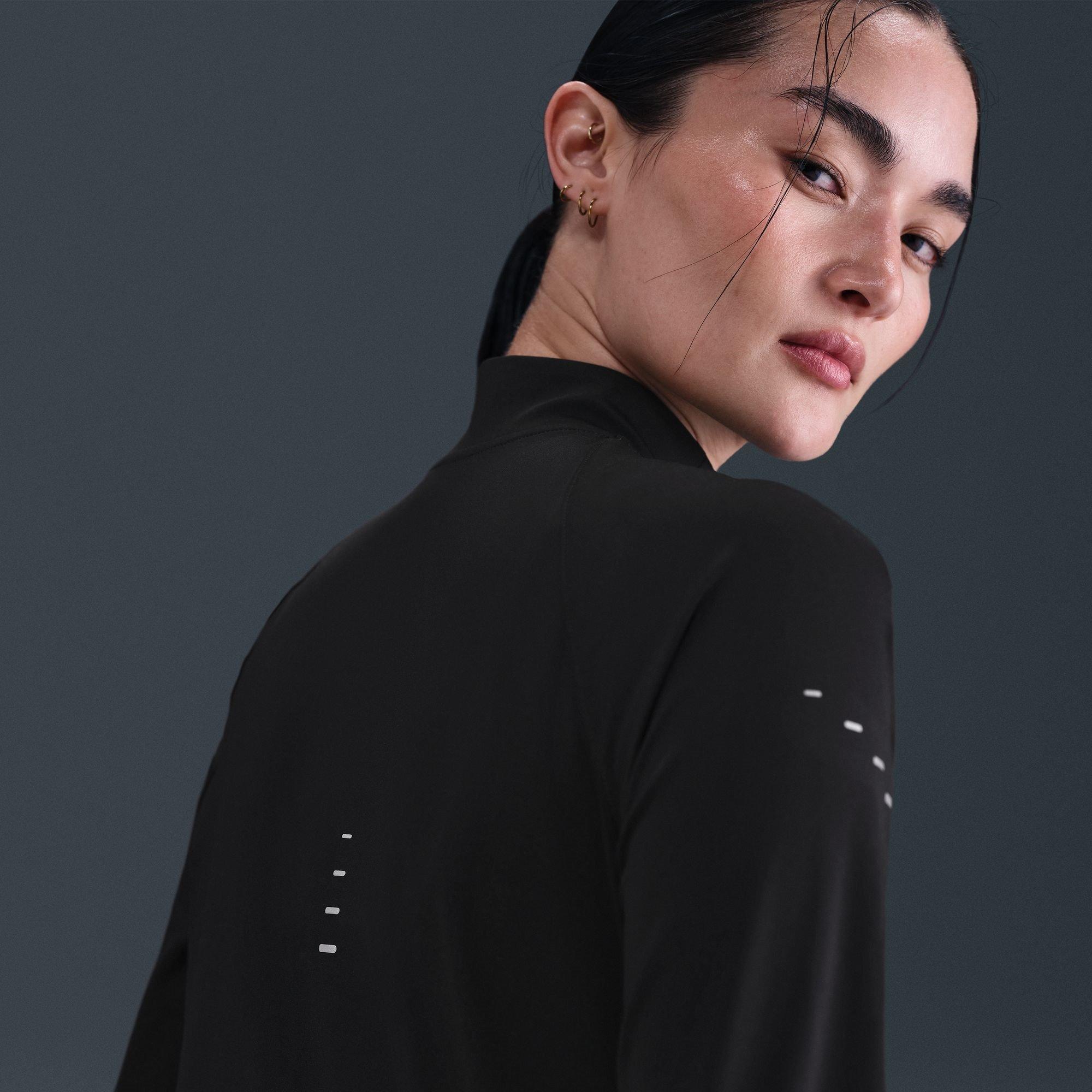 Black - Nike - Women's Swift Full Zip Long Sleeve Running Top - 9
