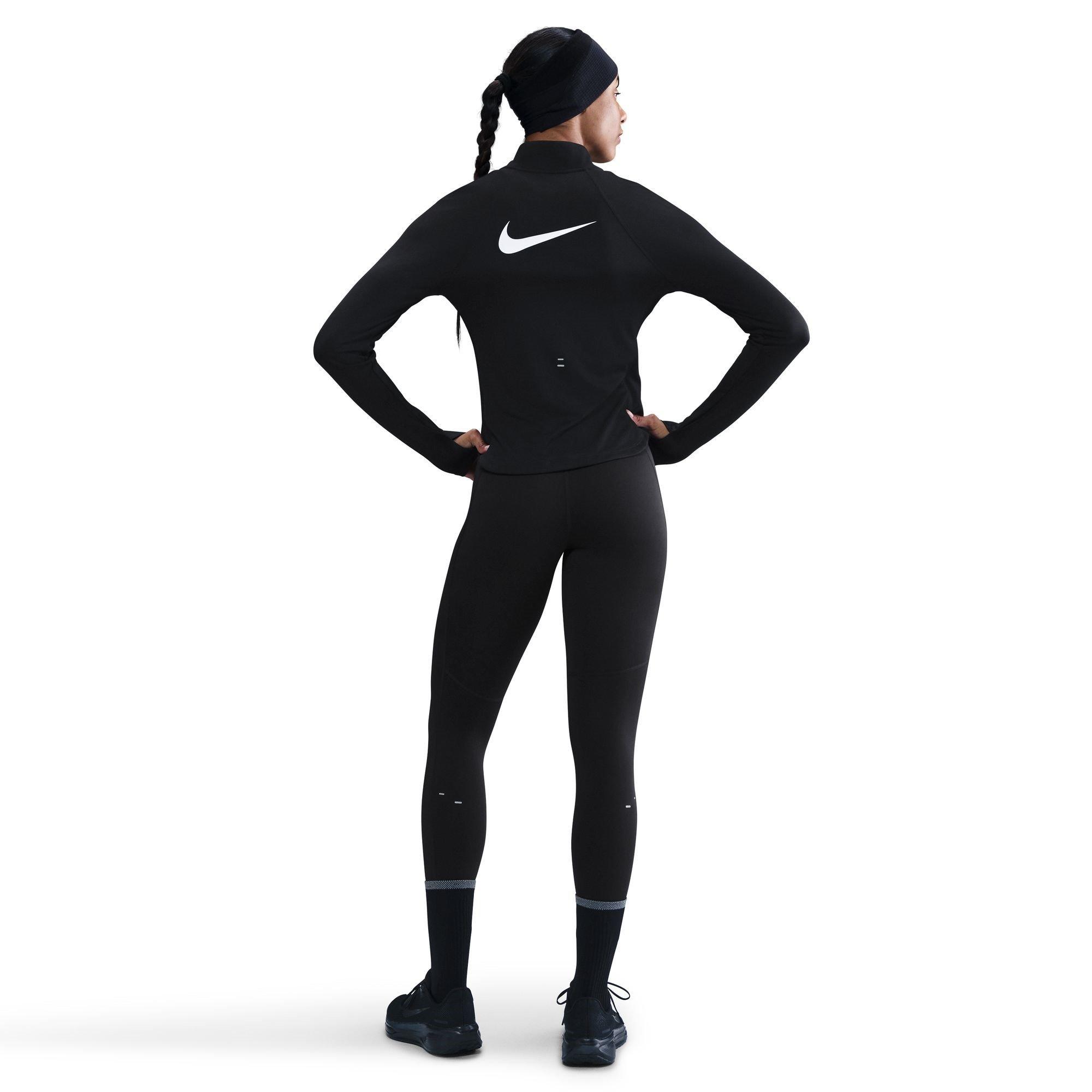 Nero - Nike - Tempo High-Waisted 7/8 Running Leggings Womens - 3