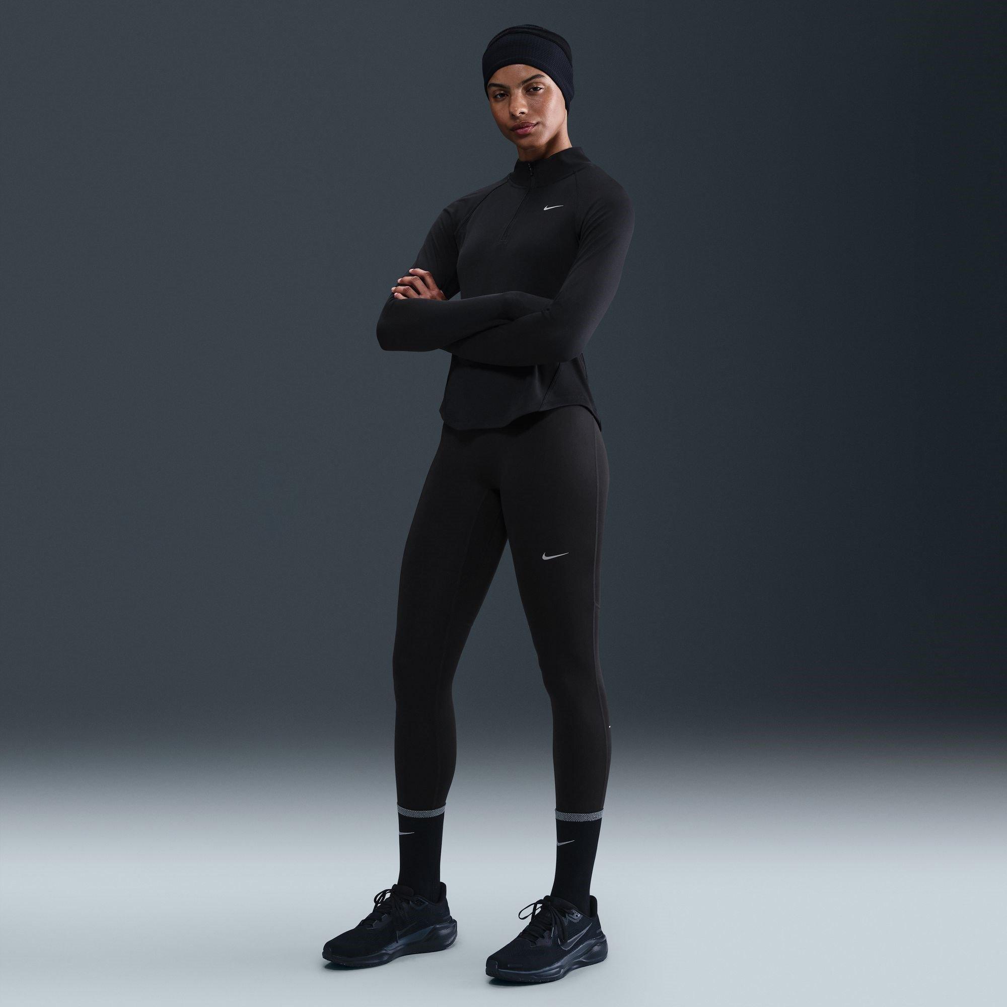 Nero - Nike - Tempo High-Waisted 7/8 Running Leggings Womens - 7