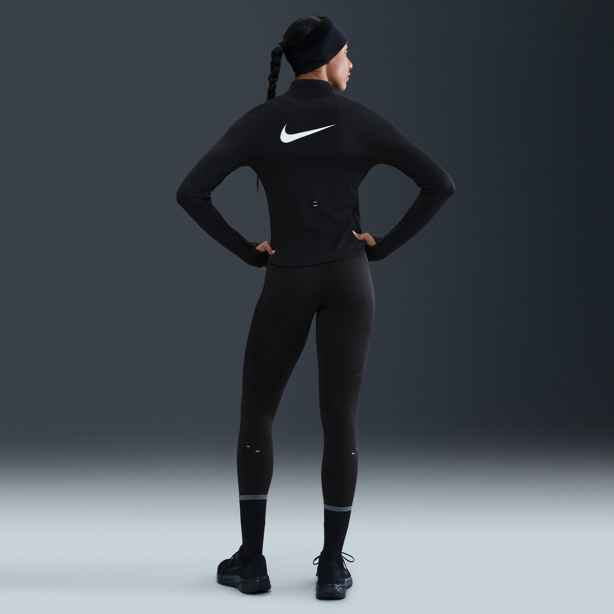 Nero - Nike - Tempo High-Waisted 7/8 Running Leggings Womens - 8