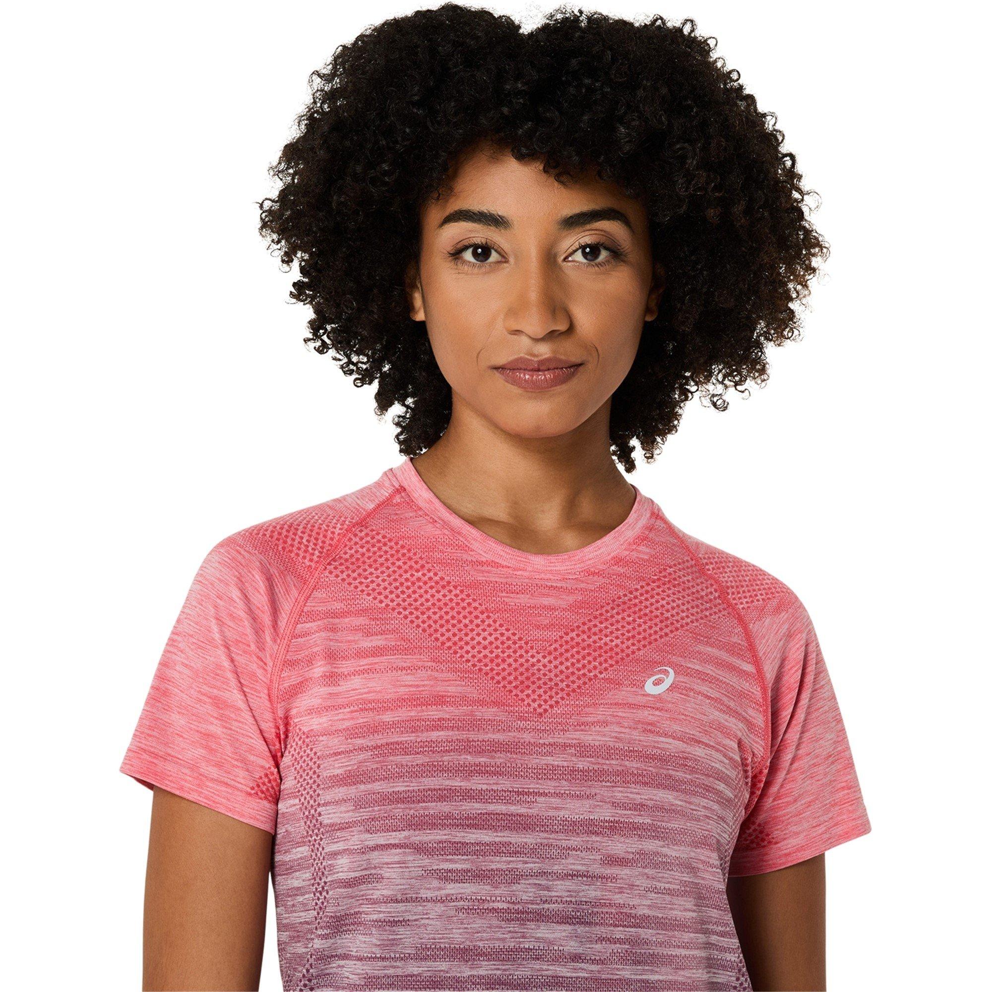 Rif/Paars - Asics - Seamless Short-Sleeve Performance Running Top - 4