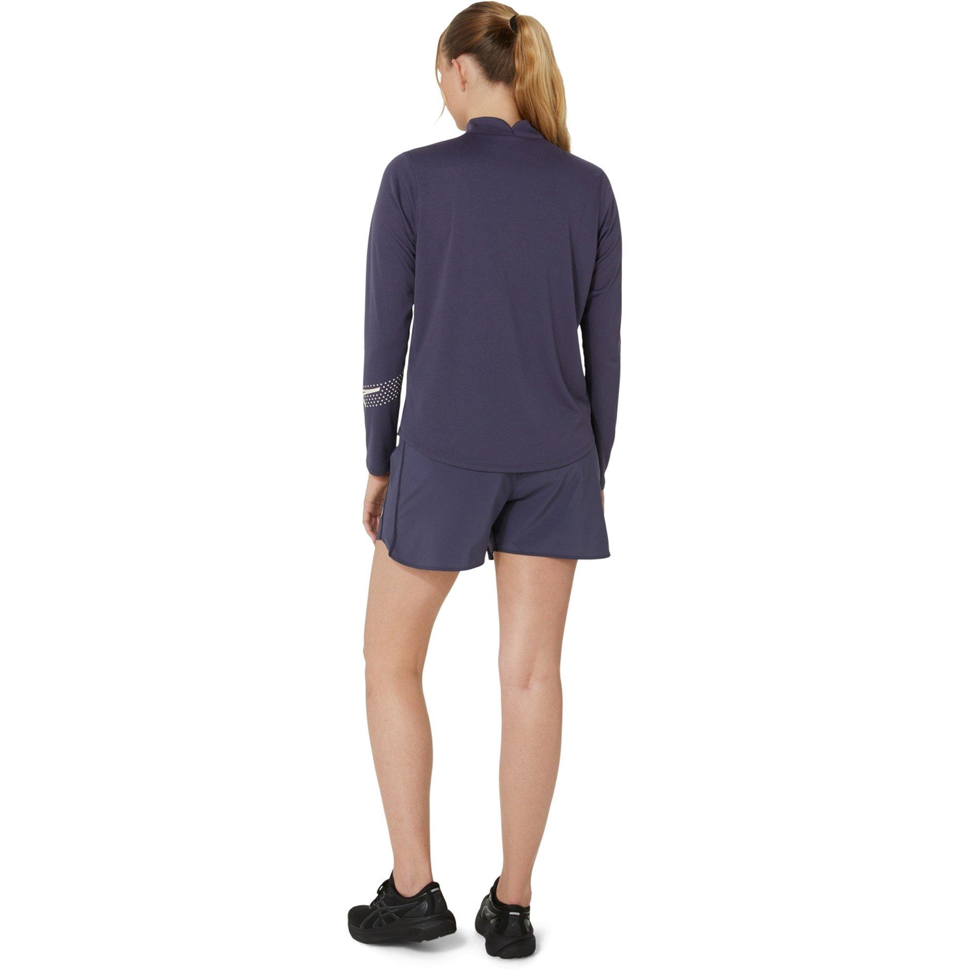 Indigo Mist - Asics - Icon half Zip Ls Top Running Womens - 3