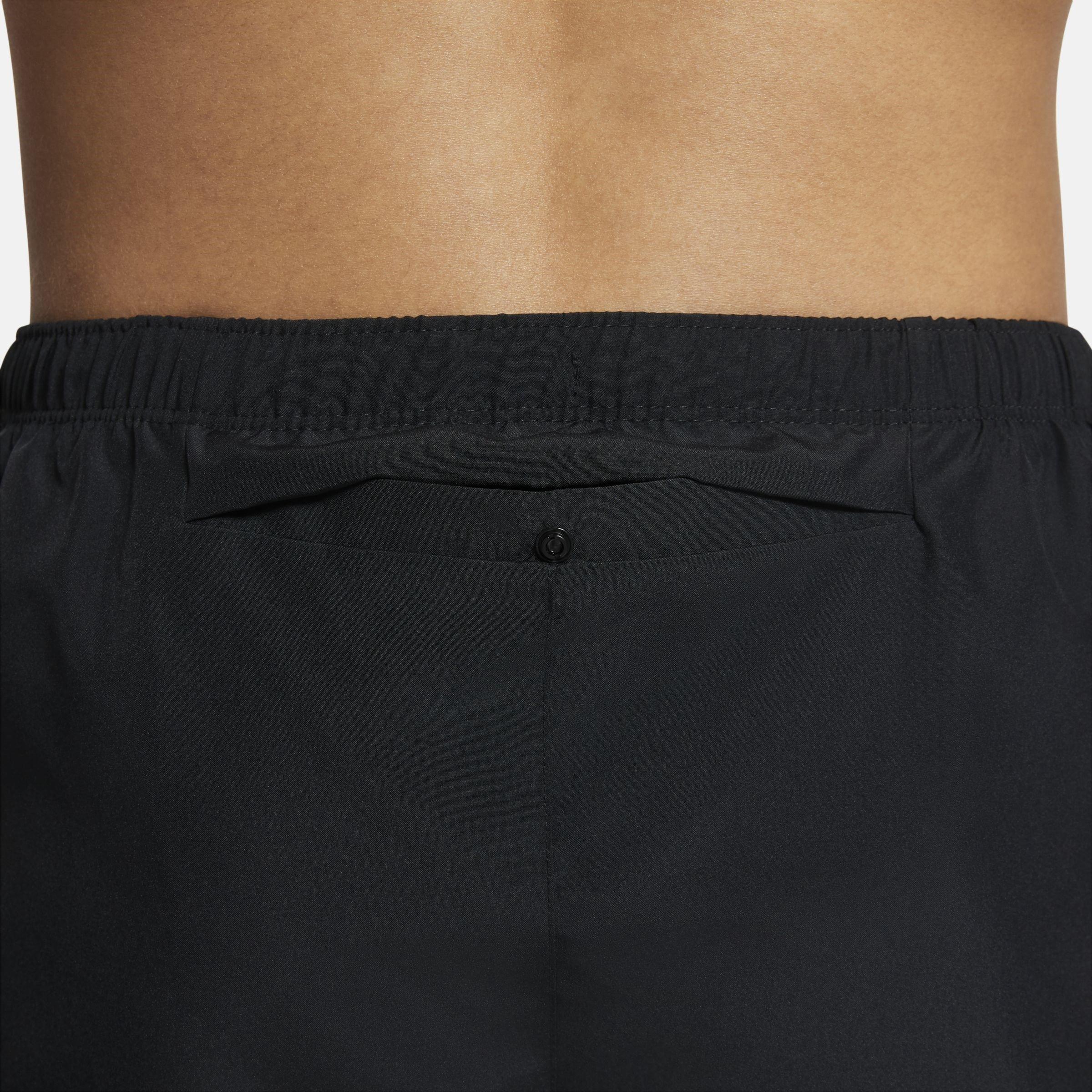 Black/R.Silver - Nike - Challenger Mens Brief-Lined Running Shorts - 5