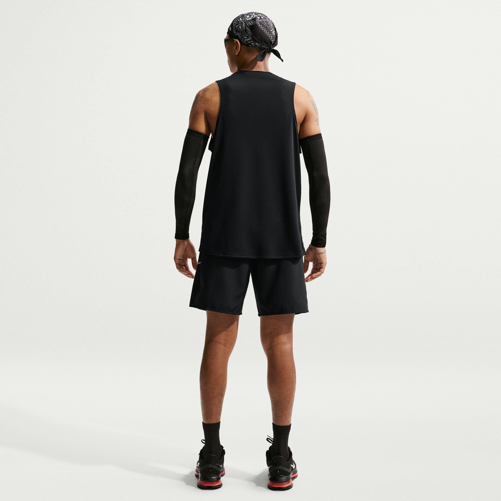 Black - Nike - Men's Miler 7 Performance Running Shorts - 8