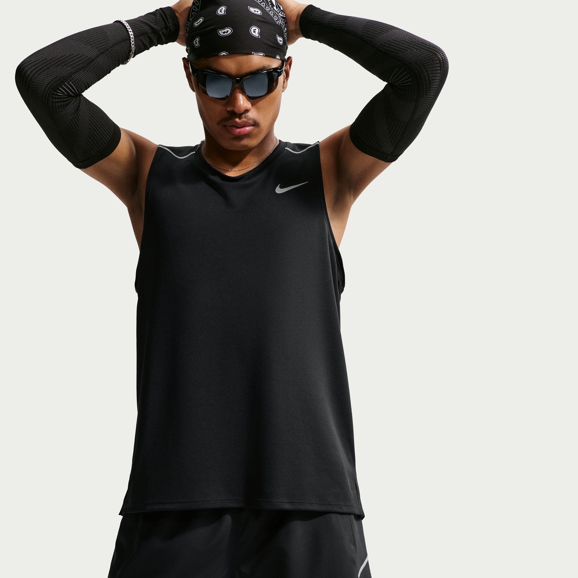 Black - Nike - Men's Miler 7 Performance Running Shorts - 9