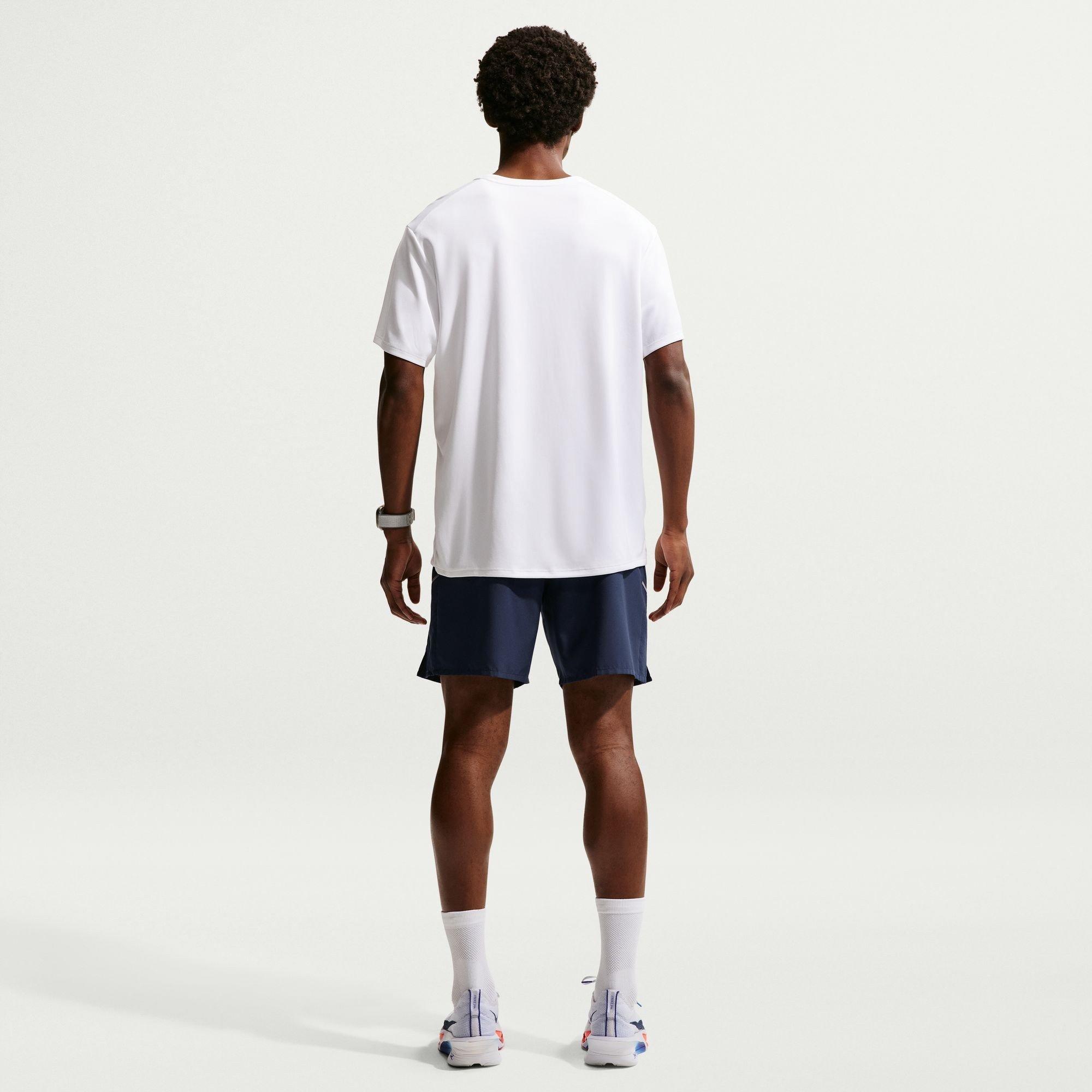 Midnight Navy - Nike - Men's Miler 7 Performance Running Shorts - 8