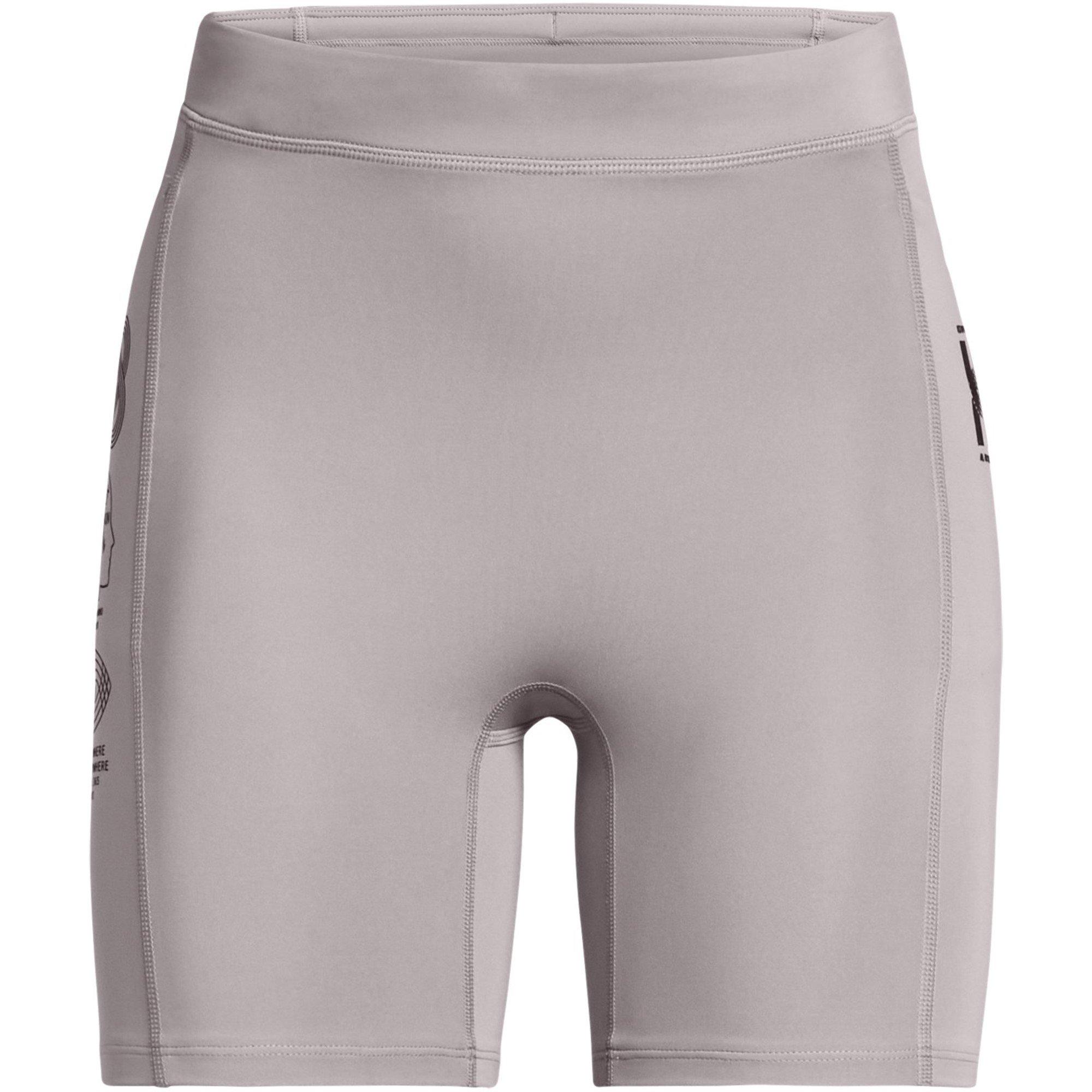 Grey - Under Armour - Women's Performance Running Shorts - 1