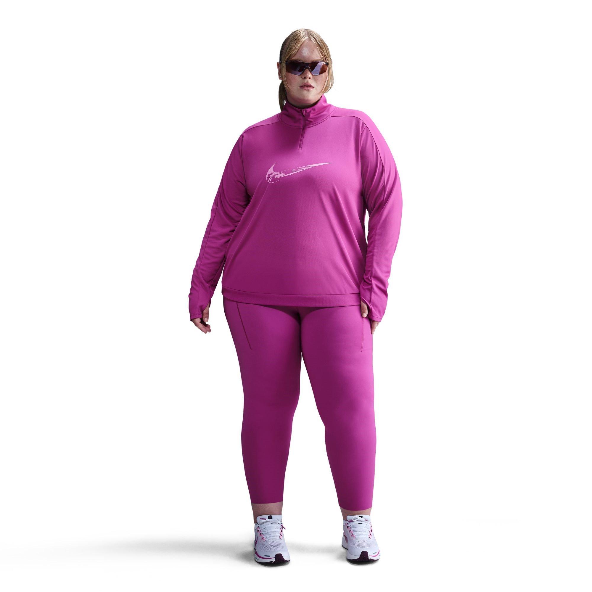 Hot Fuchsia - Nike - Women's Long Sleeve Performance Running Top - 1
