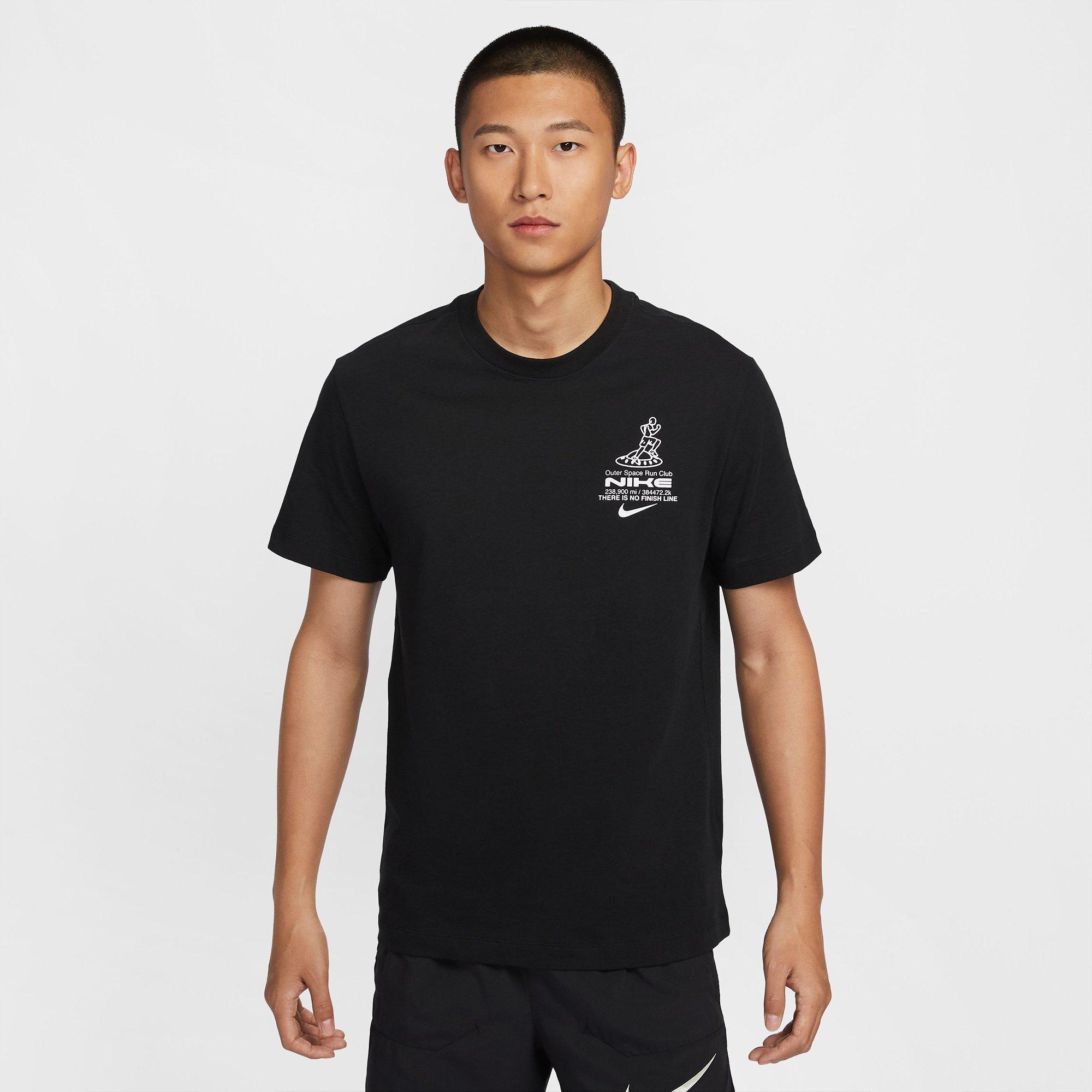 Black - Nike - I Believe In Running Mens Running T-Shirt - 6