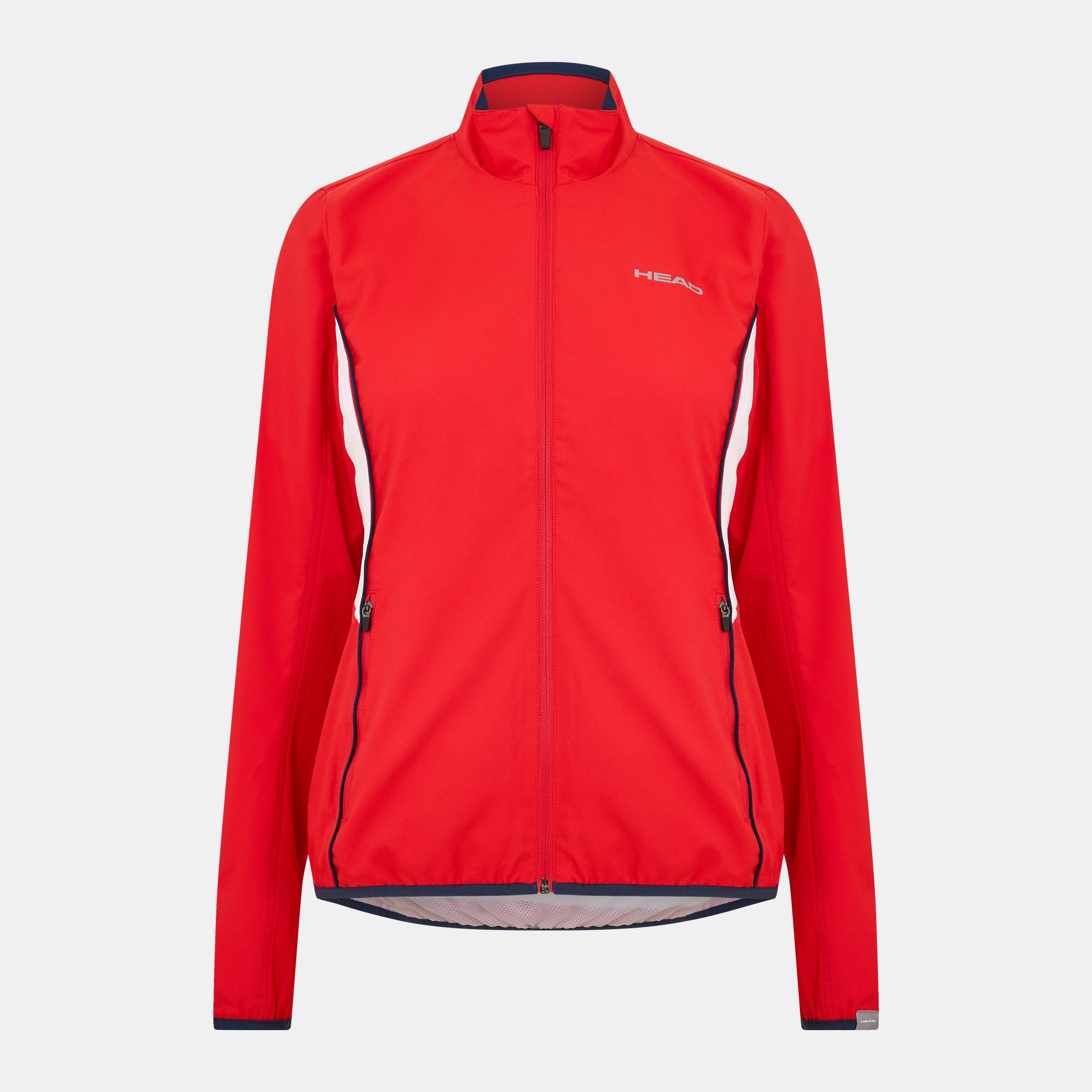 Head Women's Club Performance Tennis Jacket - Red - 12 (M)