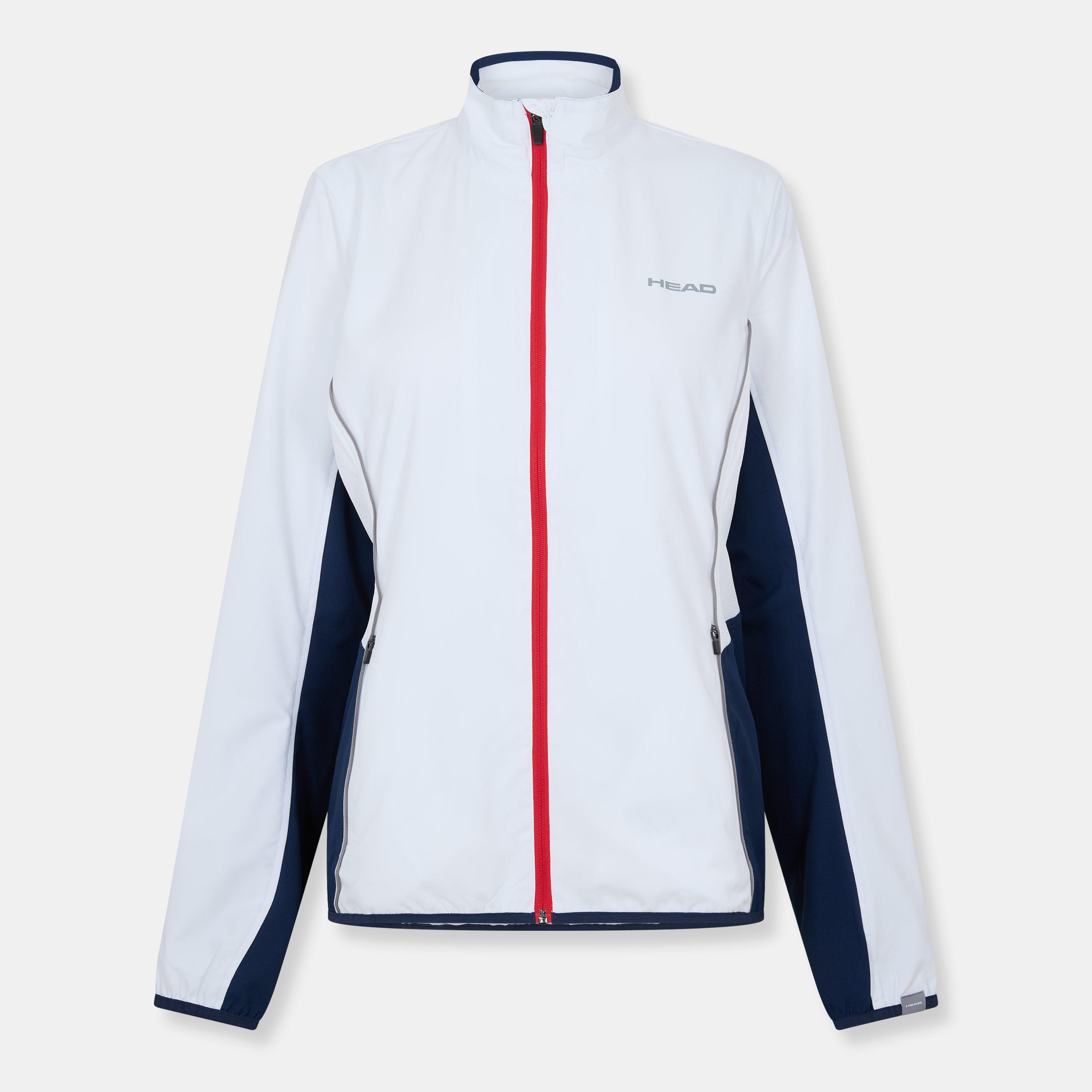 Head Women's Club Performance Tennis Jacket - White - 18 (2XL)